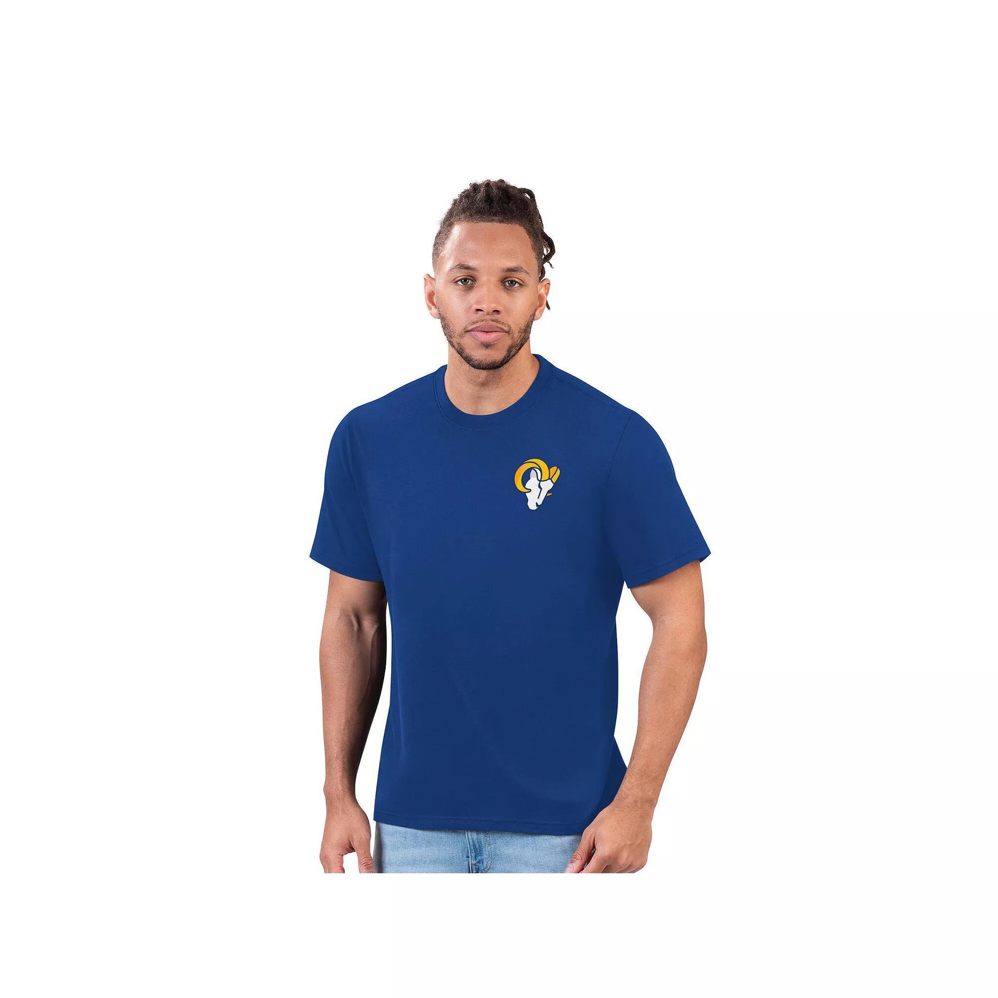 Men's Margaritaville  Royal Los Angeles Rams Gametime T-Shirt, Size: 2XL, Blue Product Image