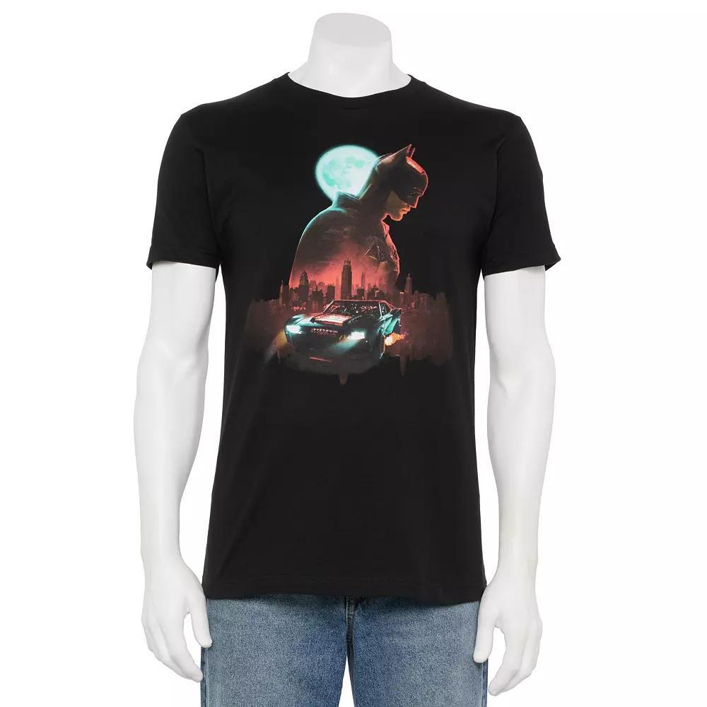 Men's The Batman Movie (2021) Tee, Size: Large 30, Black Product Image
