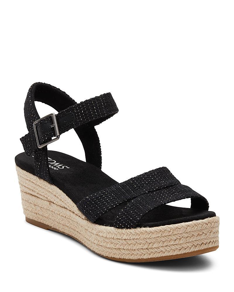 Toms Womens Audrey Espadrille Wedge Sandals Product Image
