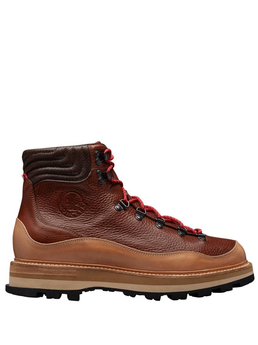 MONCLER Brown Logo Boots Product Image