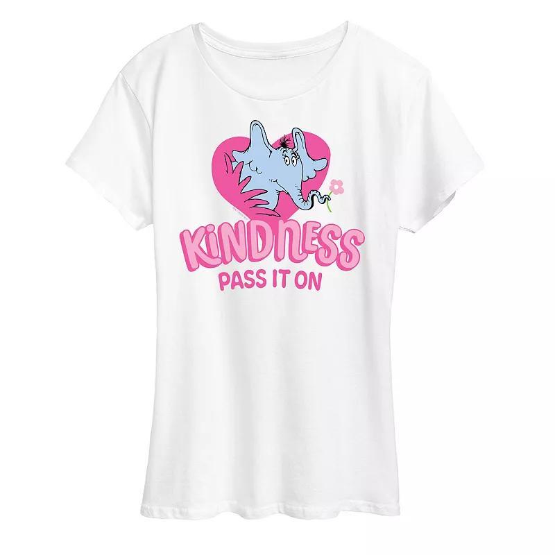 Womens Dr. Seuss Kindness Pass It On Graphic Tee, Girls Product Image