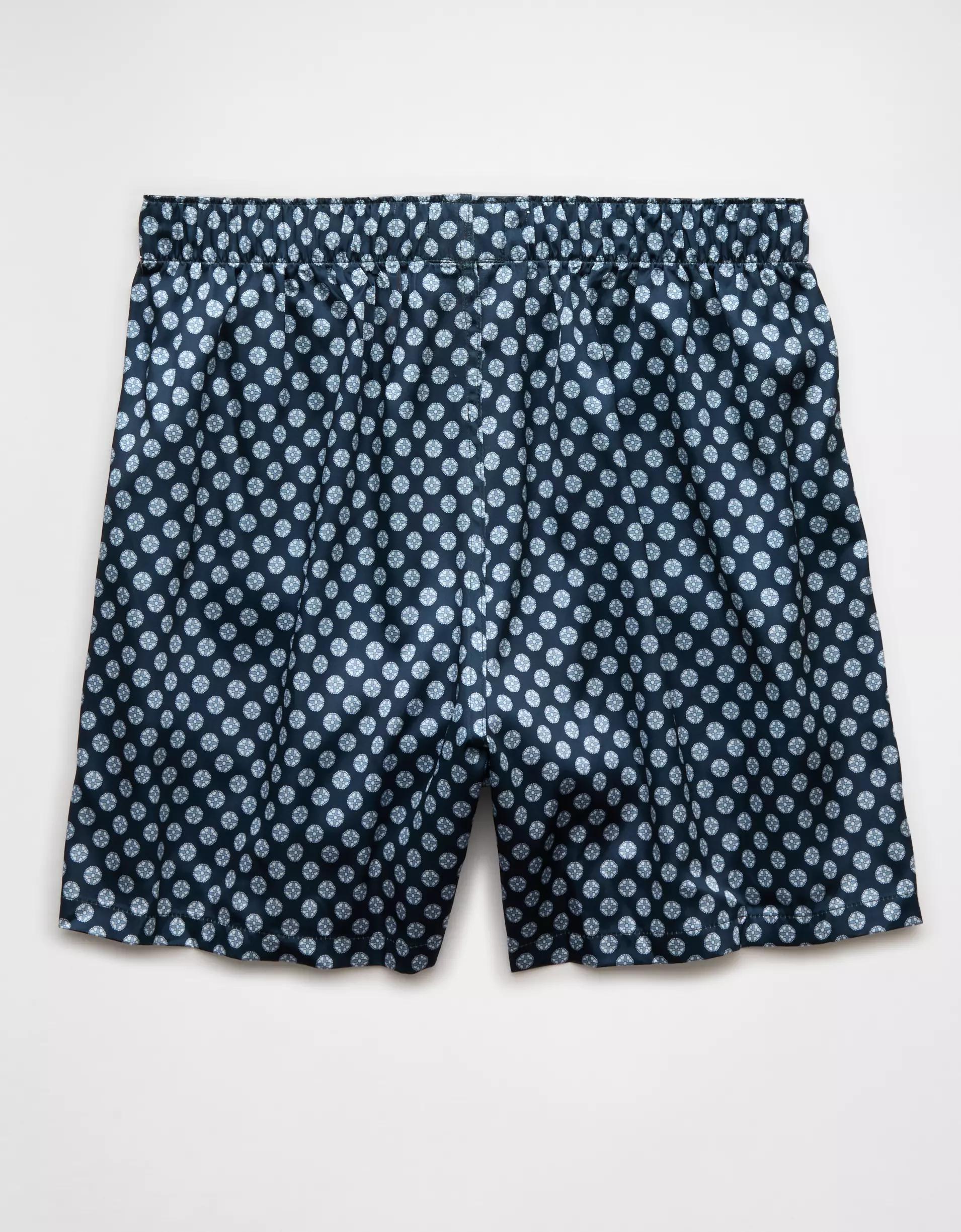 AEO Men's Compass Satin Pocket Boxer Short Product Image