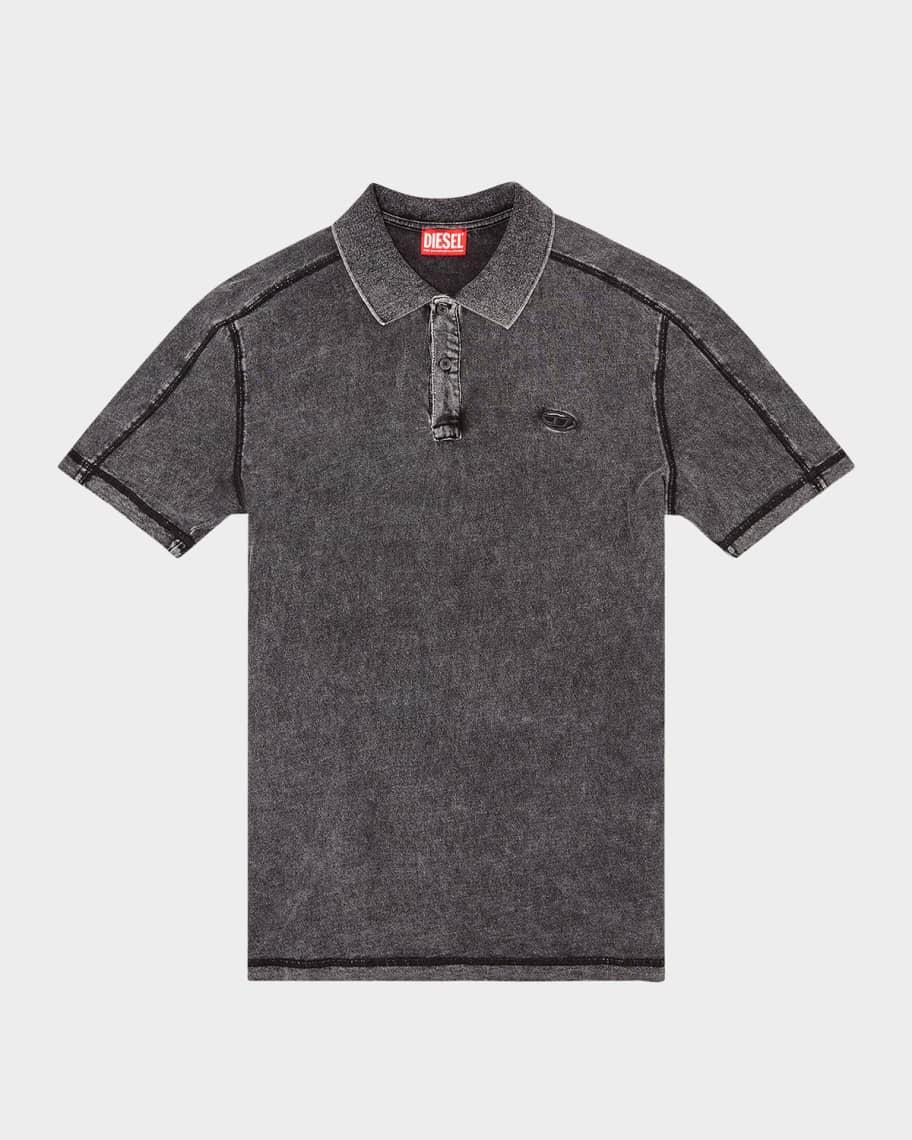 Mens Marble Wash Polo Shirt Product Image