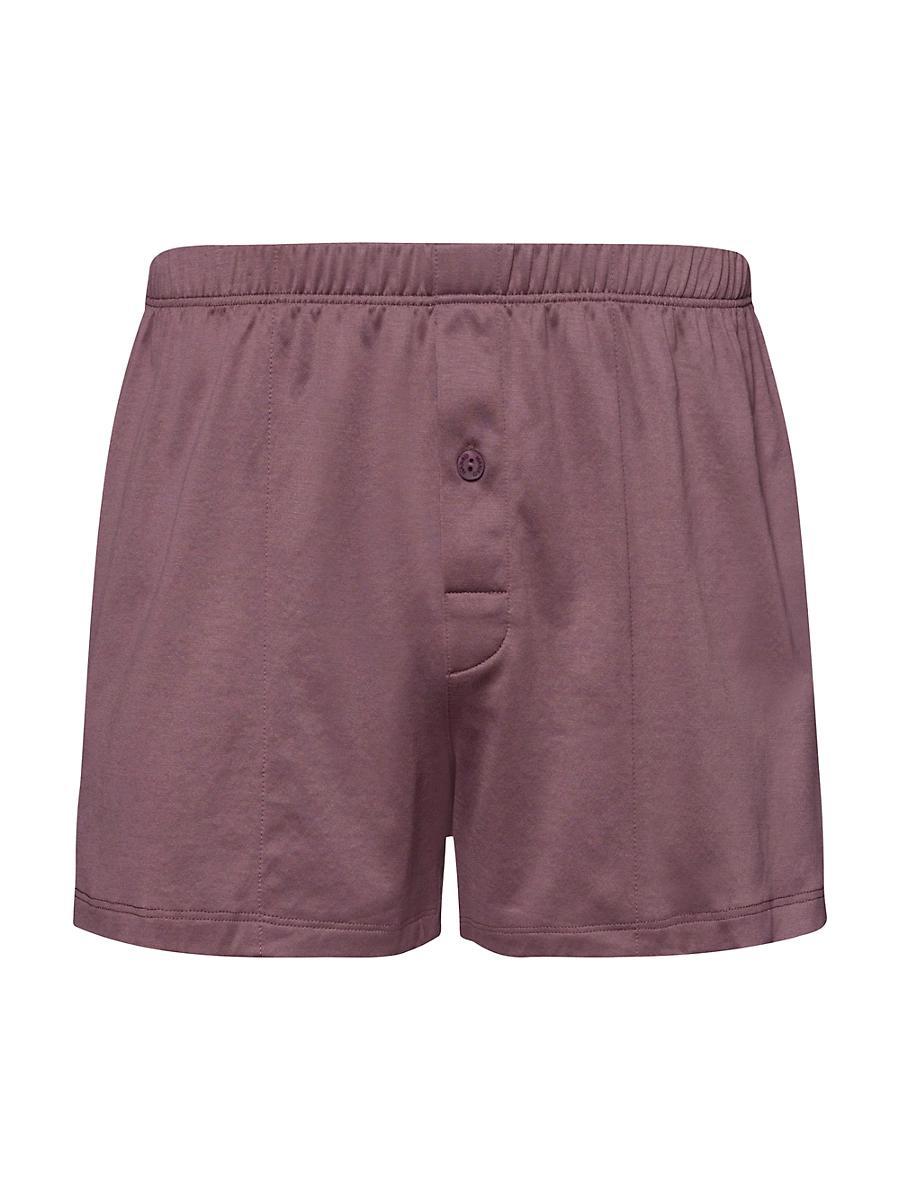 Mens Sporty Mercerized Cotton Boxers Product Image