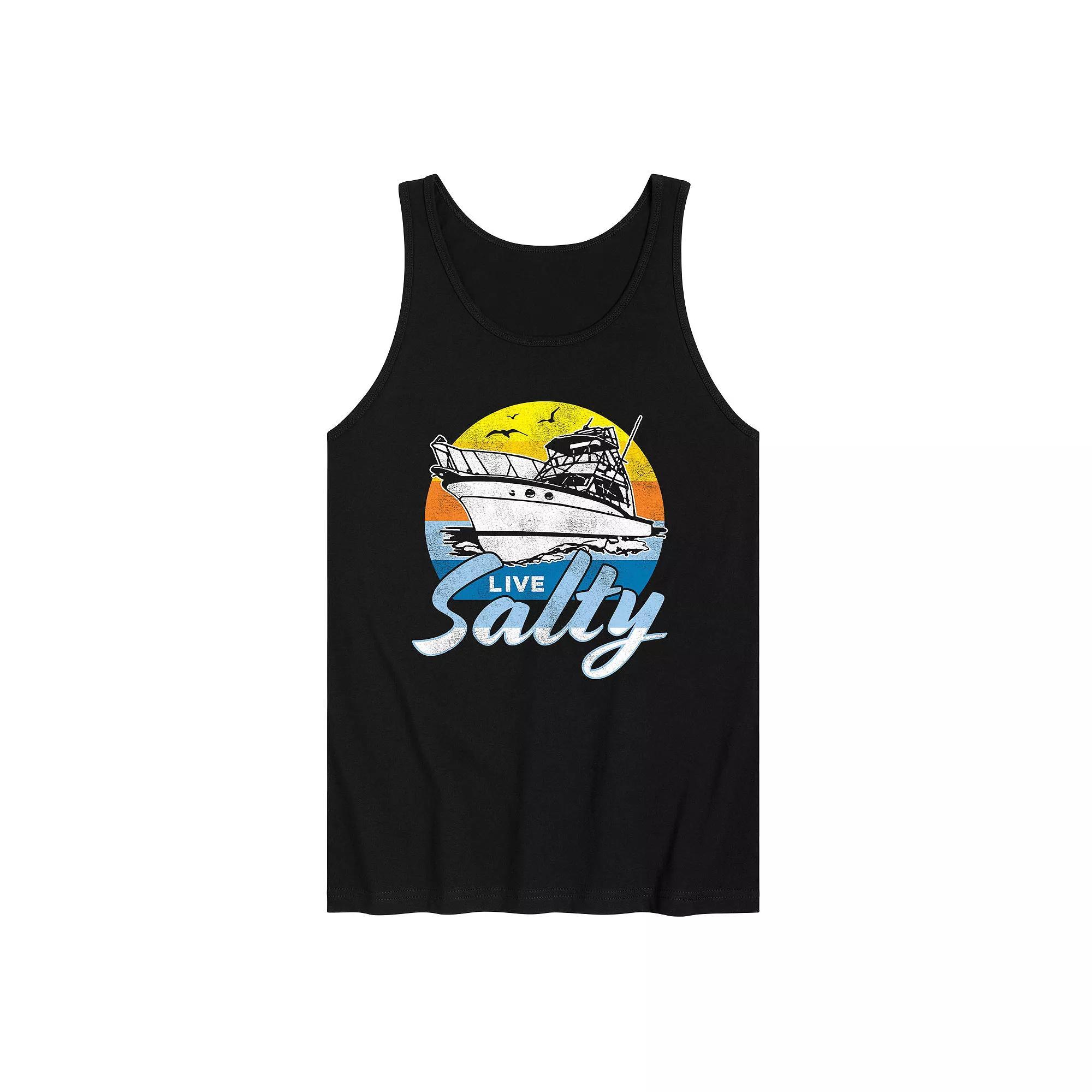 Men's Mountain Time Tank Top, Size: XL, Black Product Image