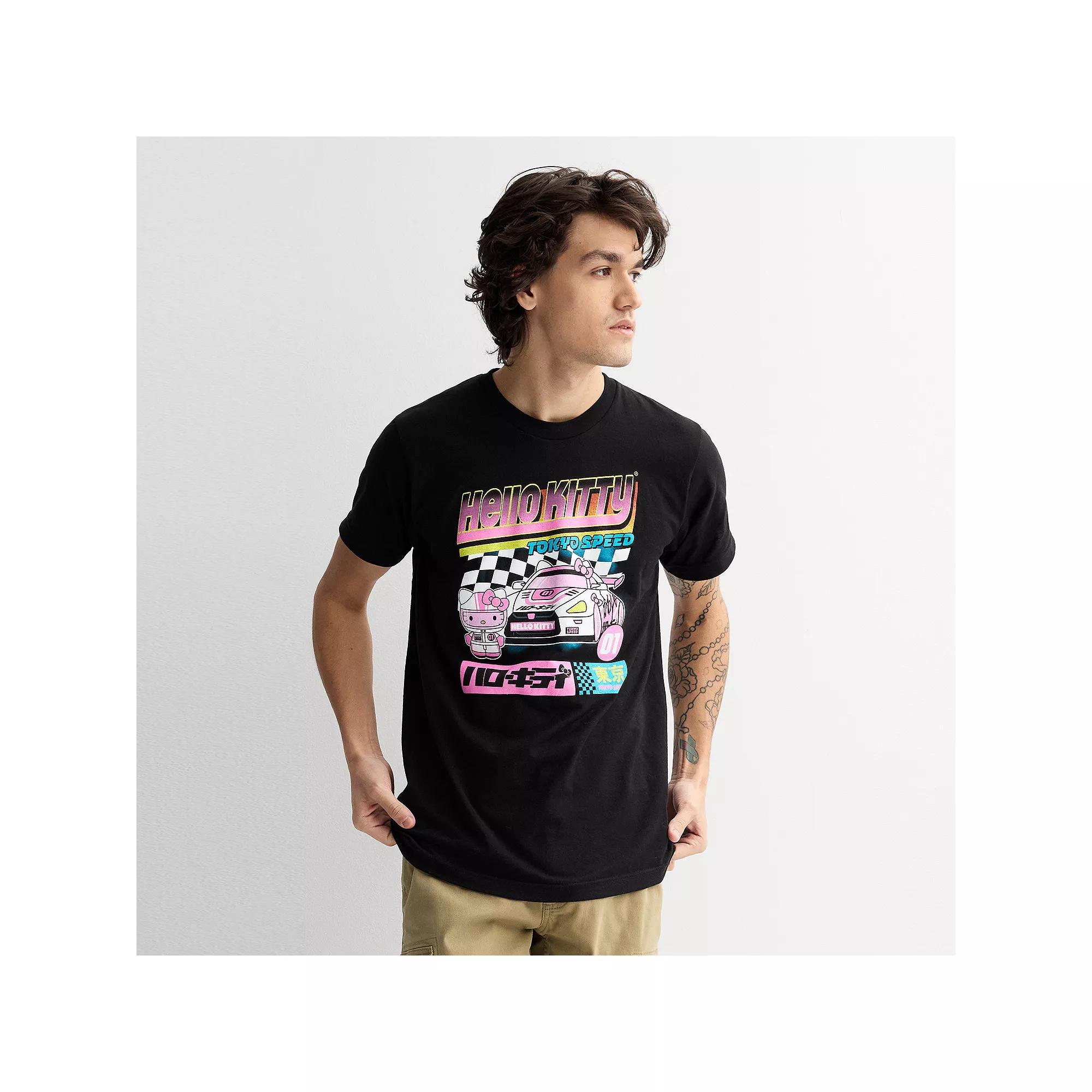 Mens Hello Kitty Tokyo Speed Graphic Tee Product Image