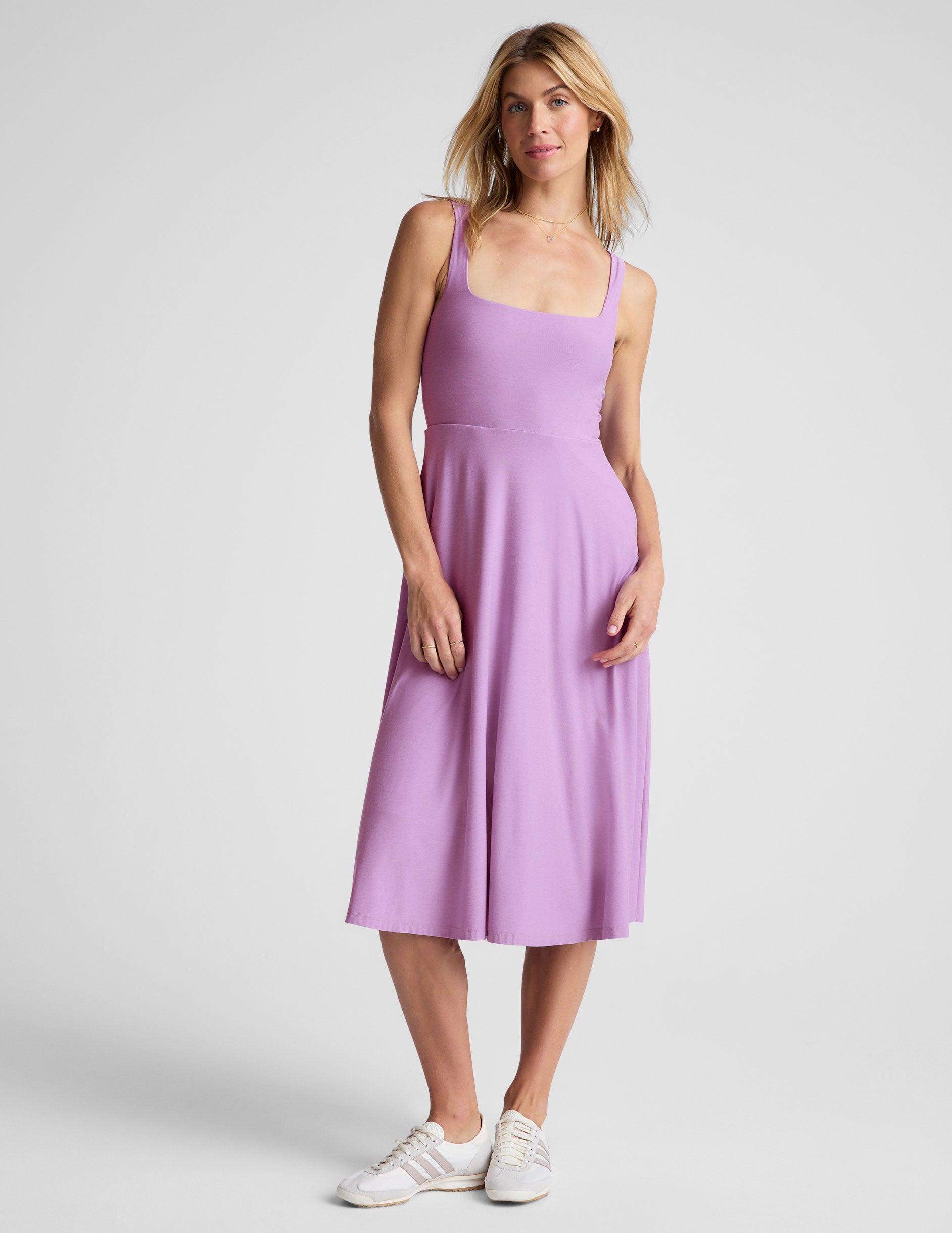 Featherweight At The Ready Square Neck Dress Product Image