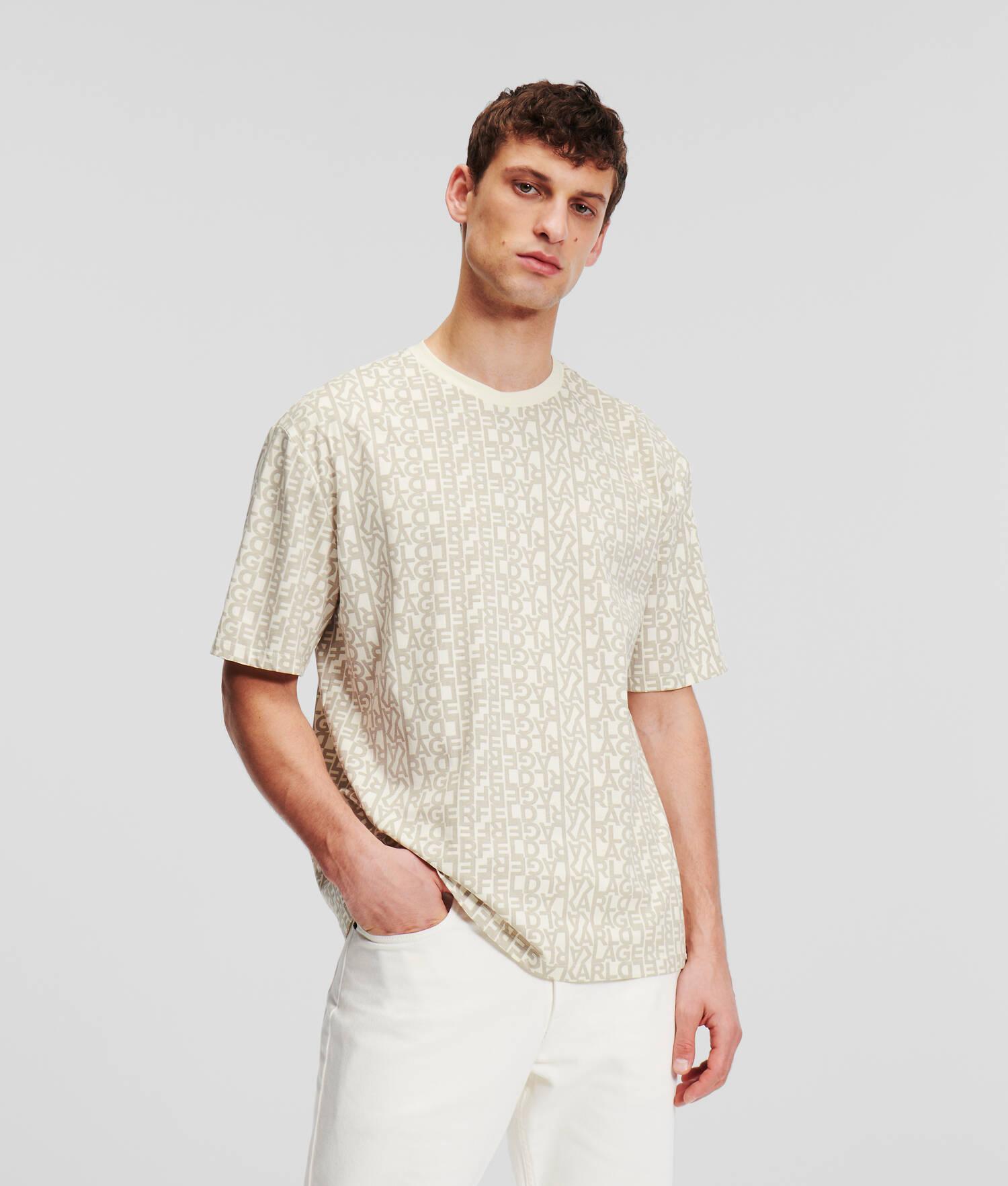 ALL-OVER KARL LOGO T-SHIRT Product Image