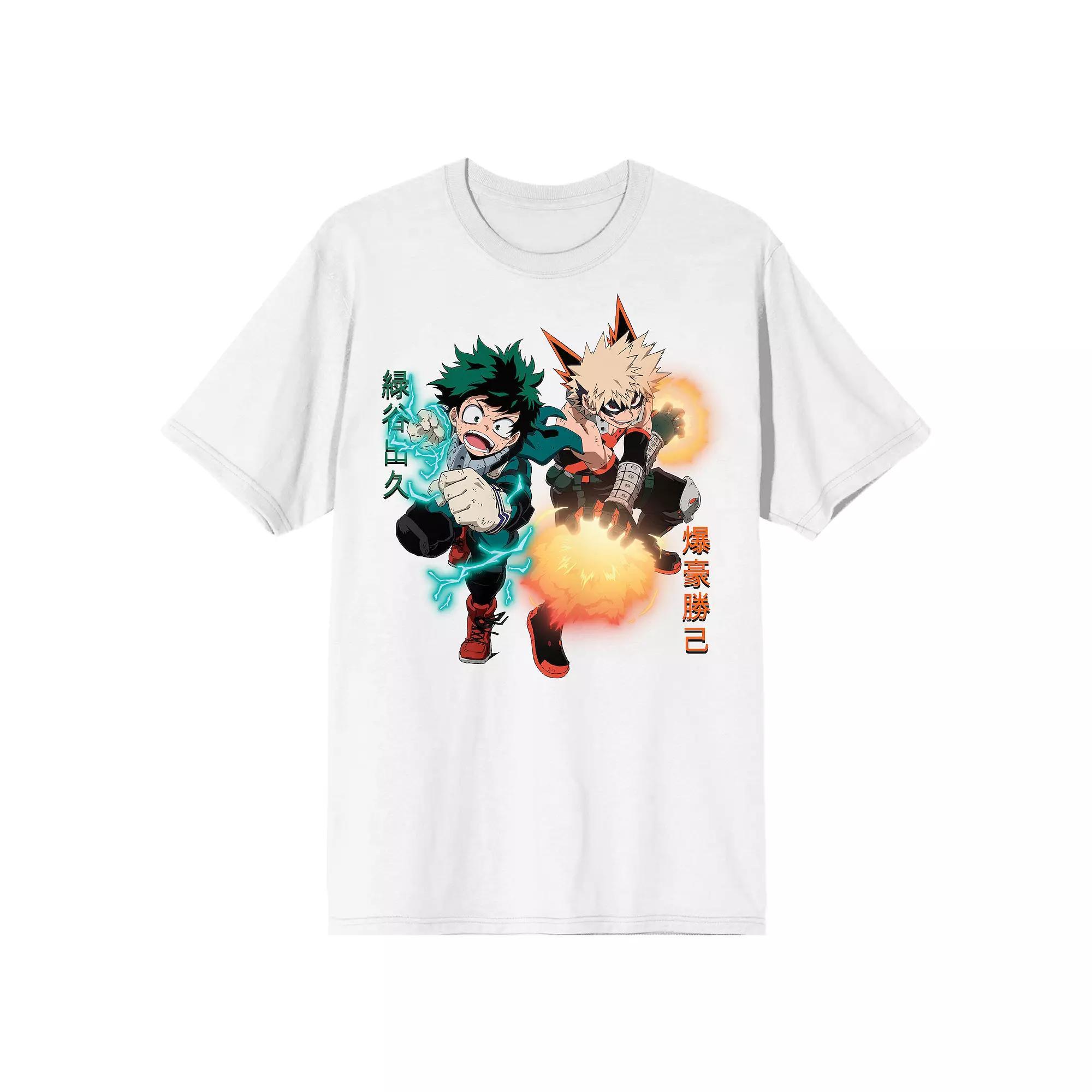 Mens My Hero Academia Deku & Bakugo Tee Product Image