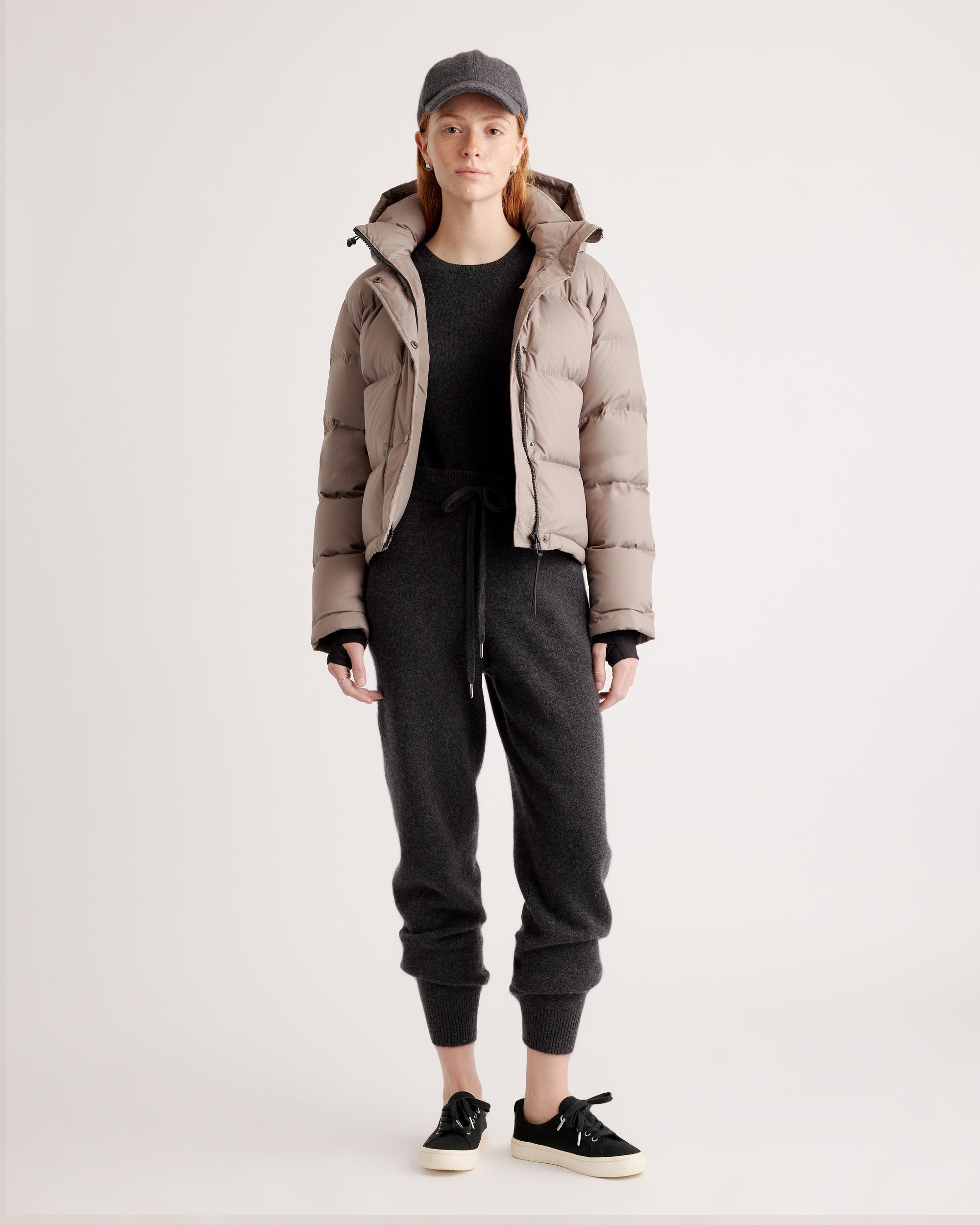 Quince | Women's Responsible Down Cropped Puffer Jacket Size XS, Recycled Polyester Product Image