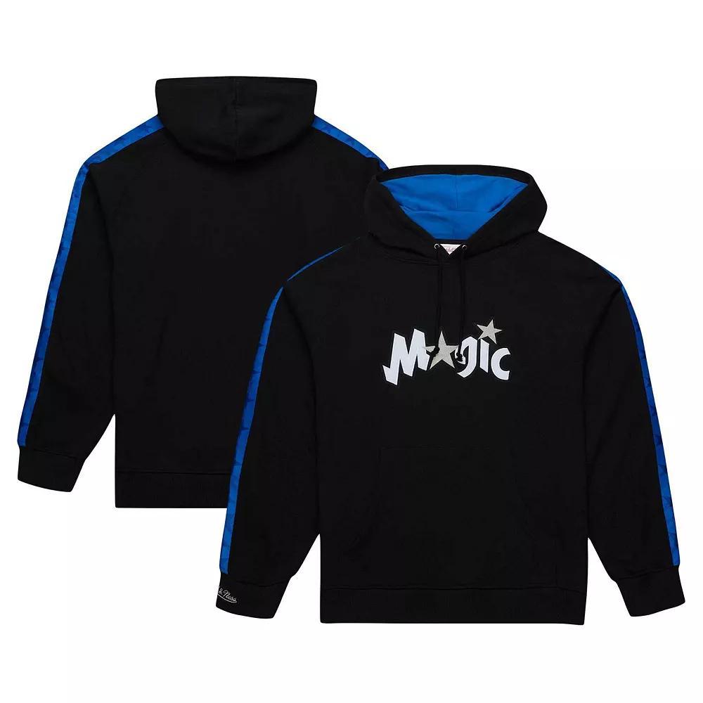 Men's Mitchell & Ness Black Orlando Magic Hardwood Classics Nights Raglan Pullover Hoodie, Size: 2XL, Mag Black Product Image