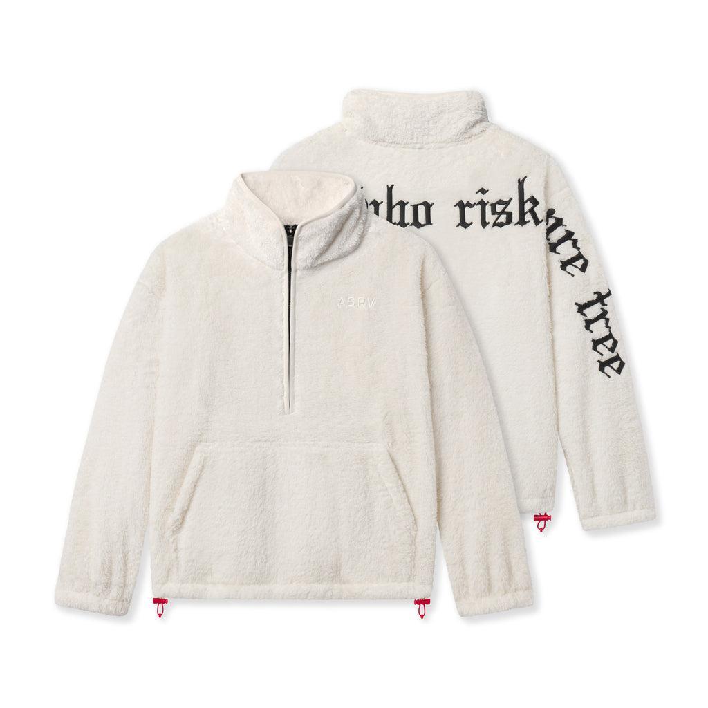 1006. Sherpa Recovery 1/2 Zip - Ivory Cream/Black Product Image