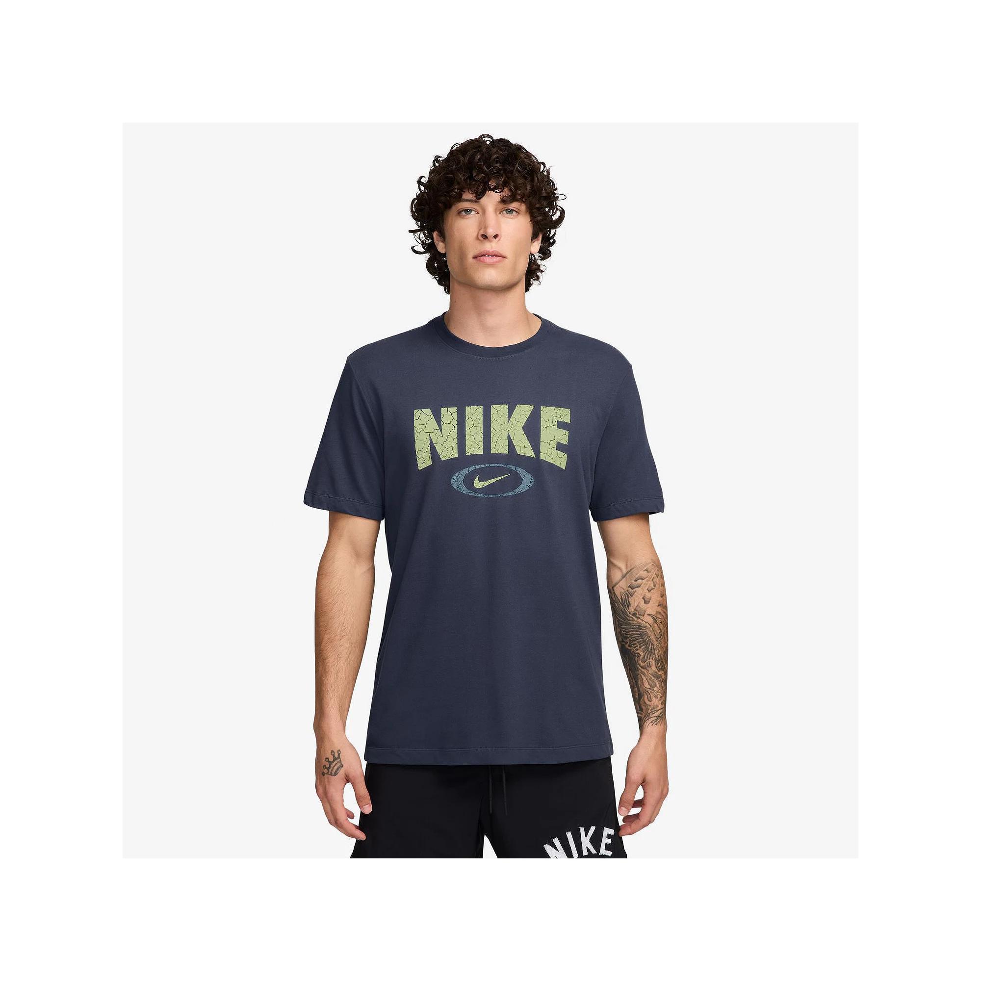 Men's Nike Dri-Fit Fitness Tee, Size: XL, Thunder Blue Product Image