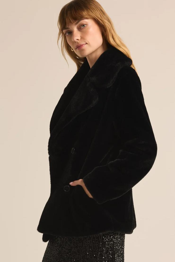 Doubled Breasted Fur Coat Product Image