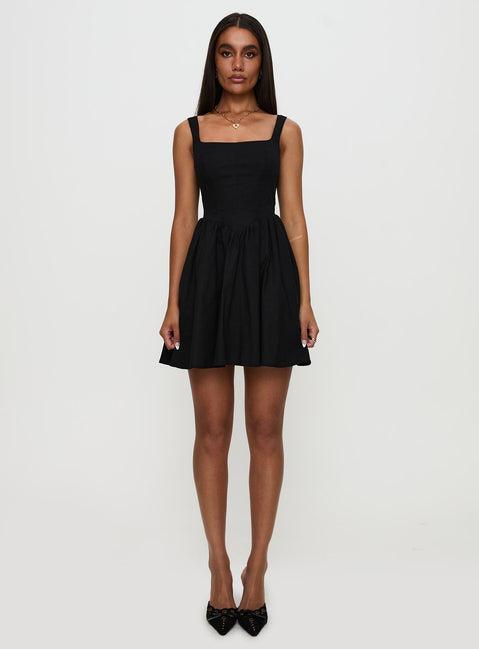Martie Mini Dress Black Product Image