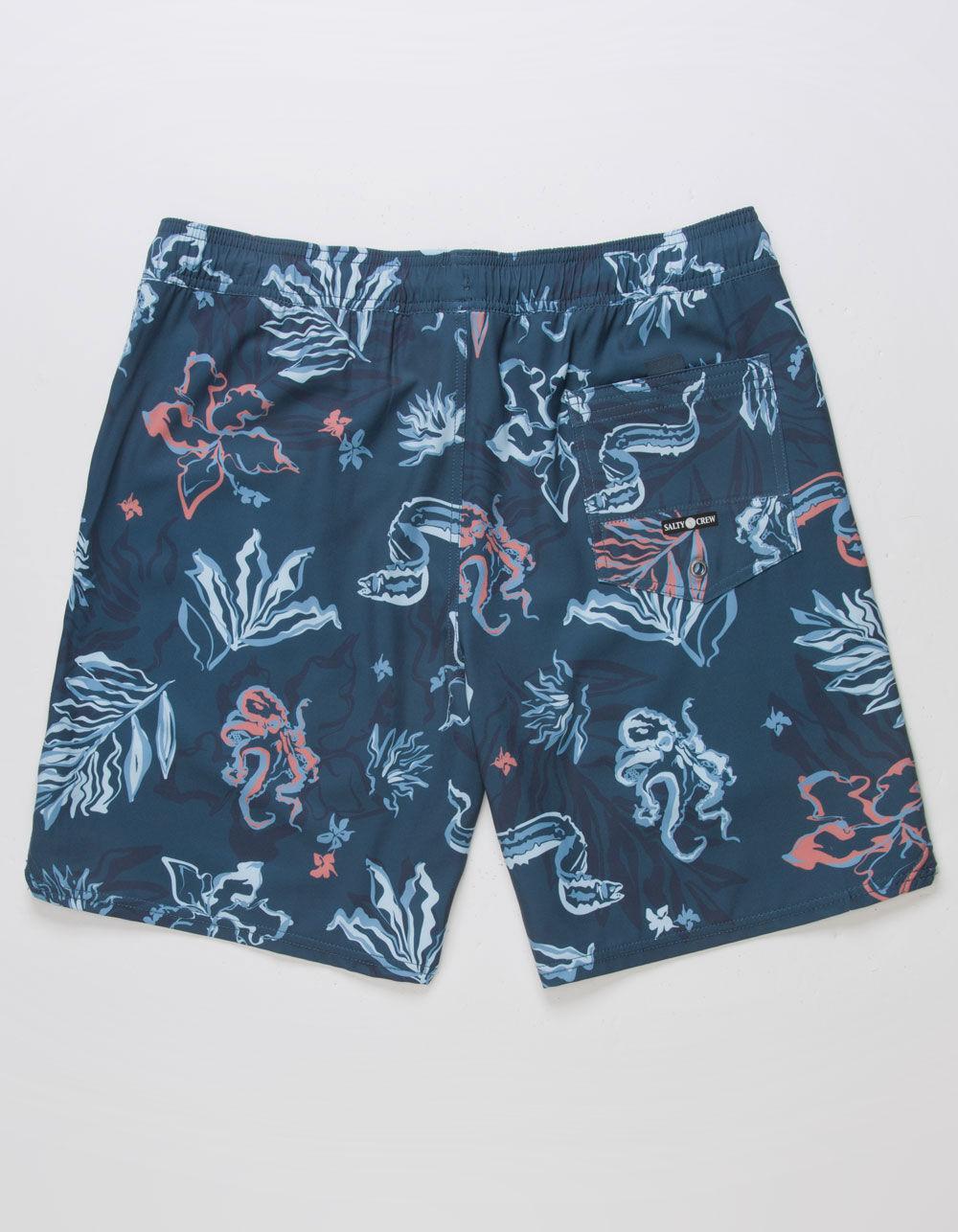 SALTY CREW Lowtide Mens 18'' Elastic Boardshorts - DARK BLUE Product Image