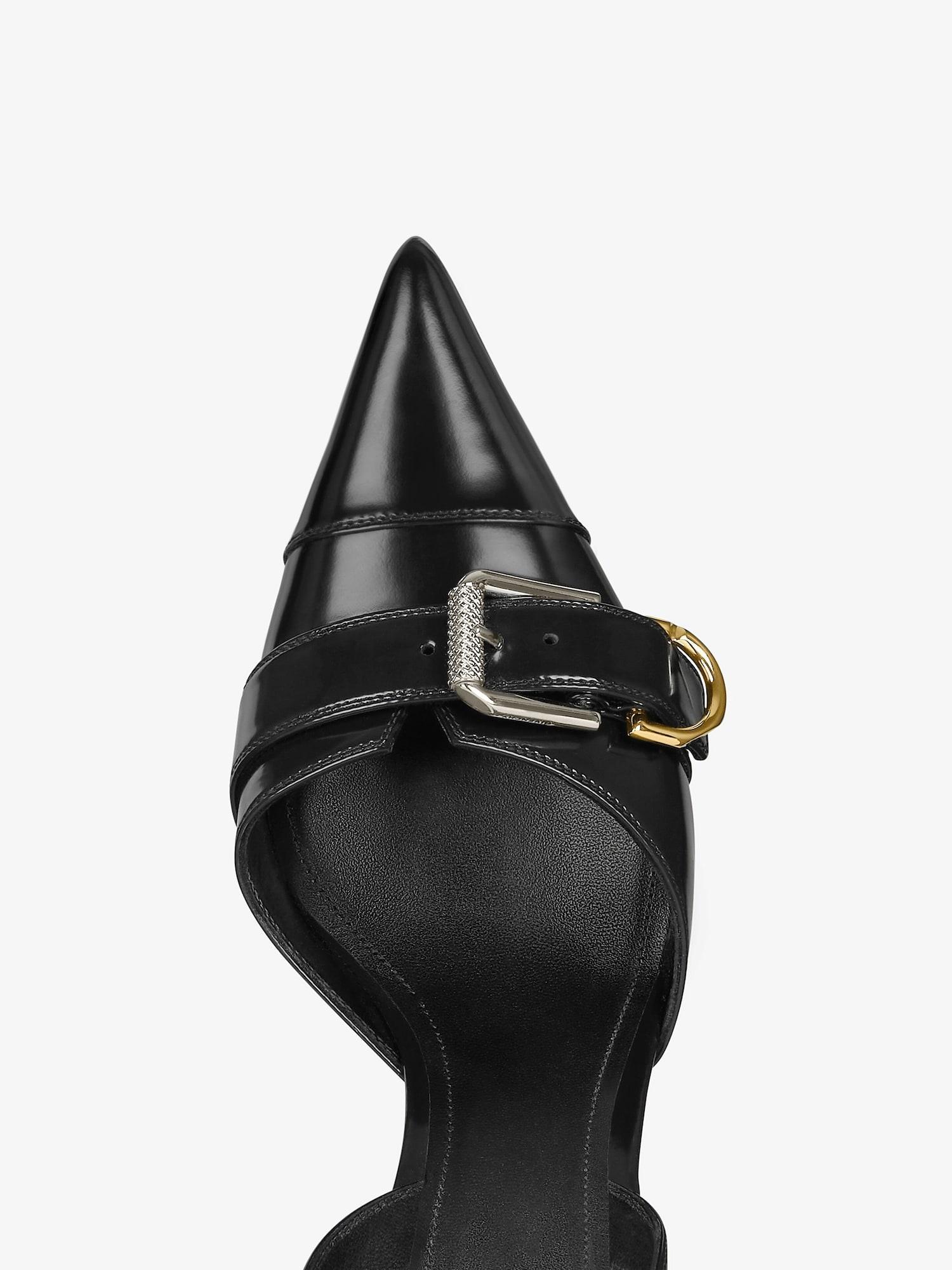 Voyou slingbacks in leather Product Image