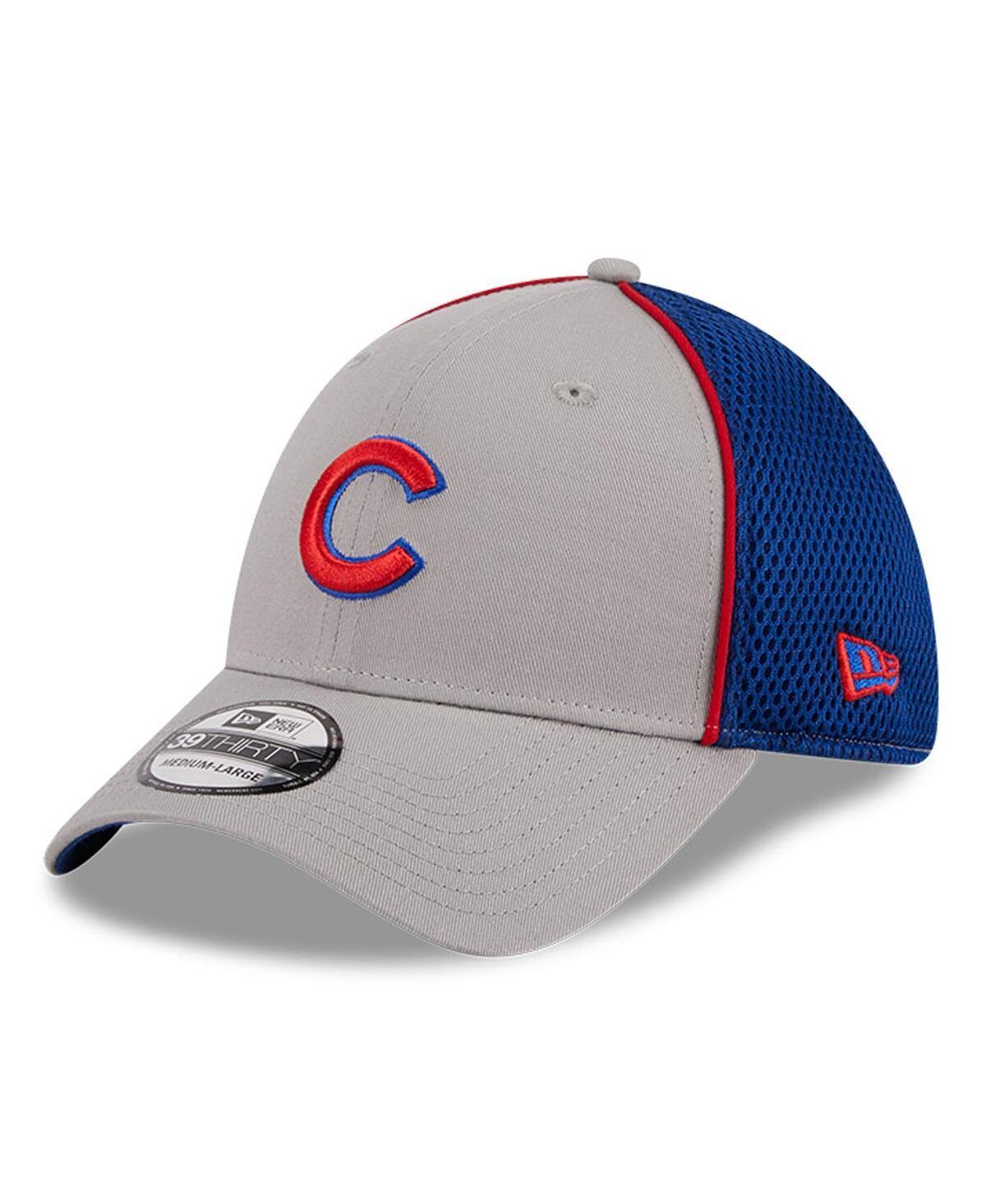 Mens New Era Gray Boston Red Sox Pipe 39THIRTY Flex Hat Product Image
