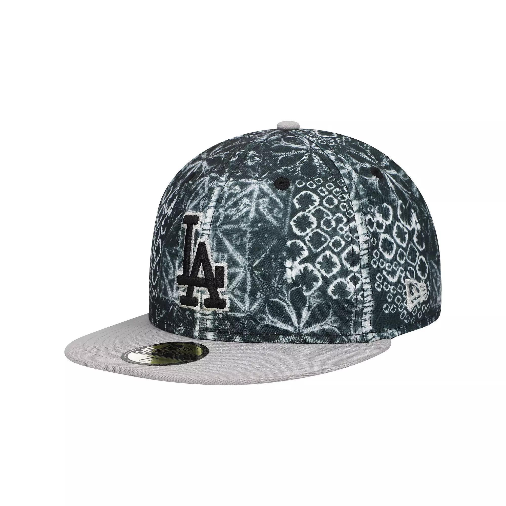 Men's New Era Black Los Angeles Dodgers Sands 59FIFTY Fitted Hat, Size: 7 3/8 Product Image