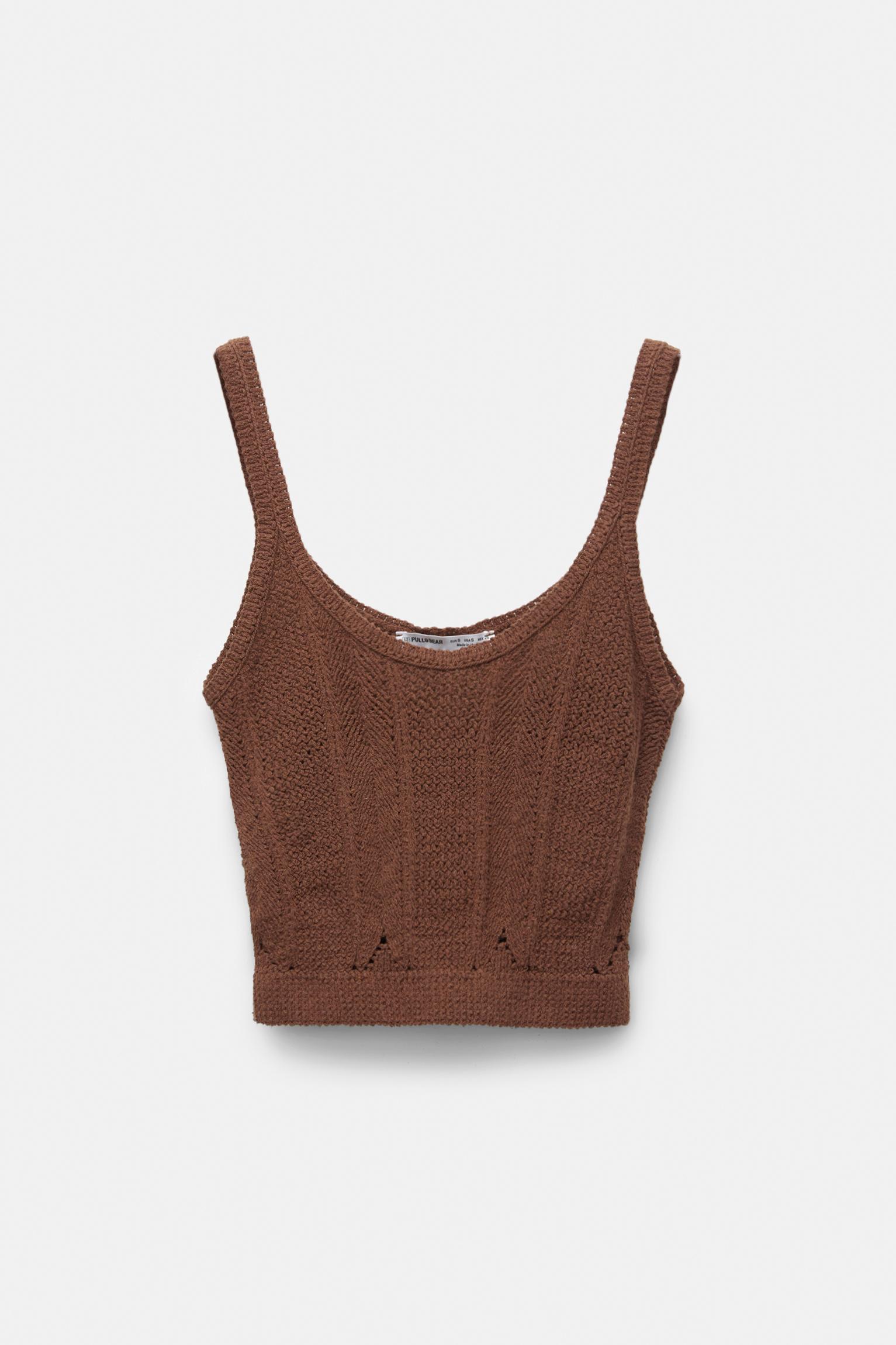 Crochet strappy top Product Image