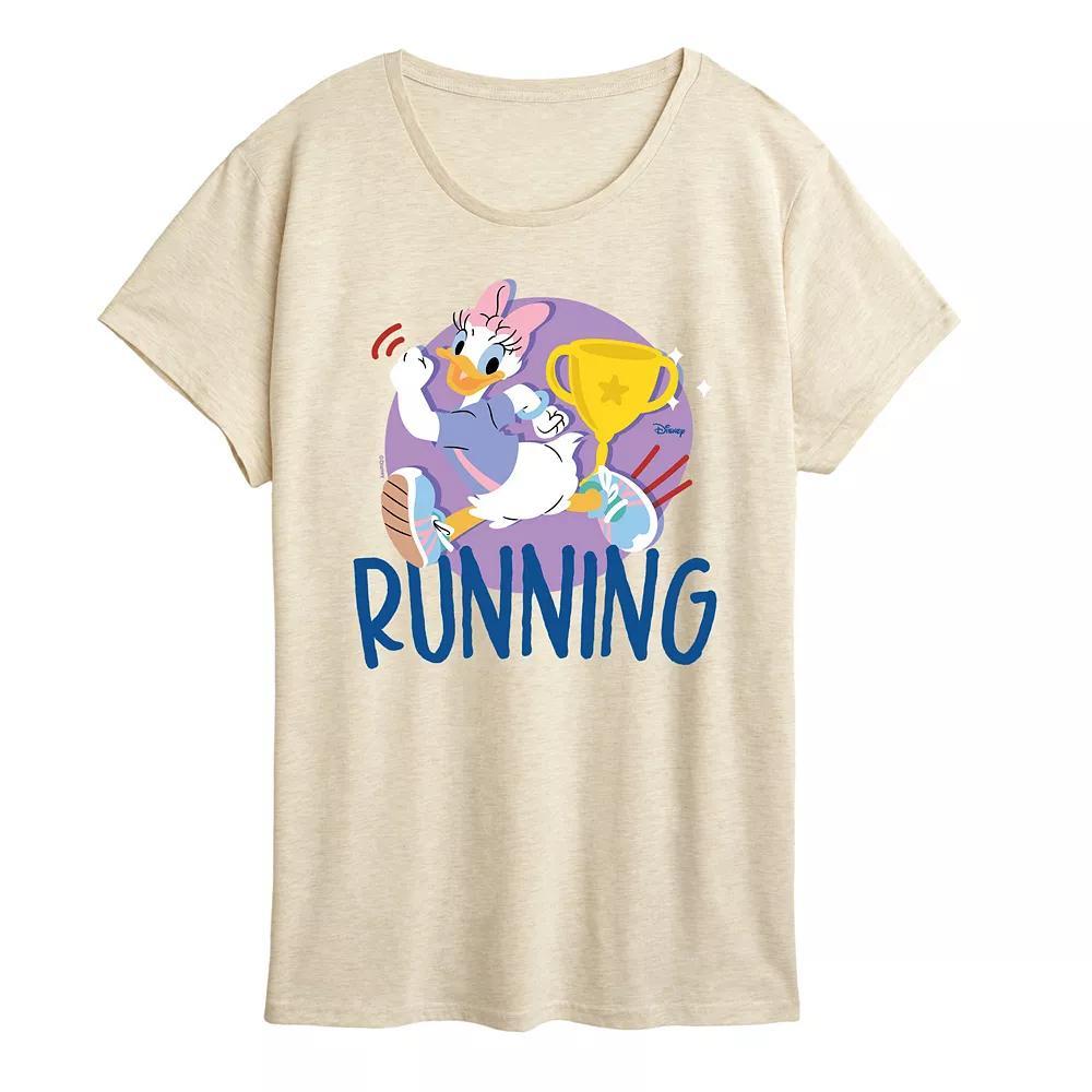 Disneys Daisy Duck Womens Running Graphic Tee Product Image