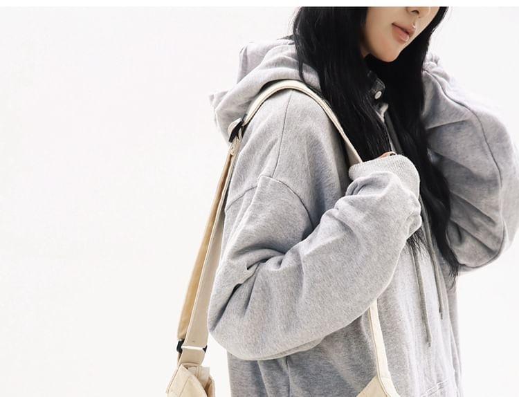Multi-Pocket Canvas Crossbody Bag Product Image