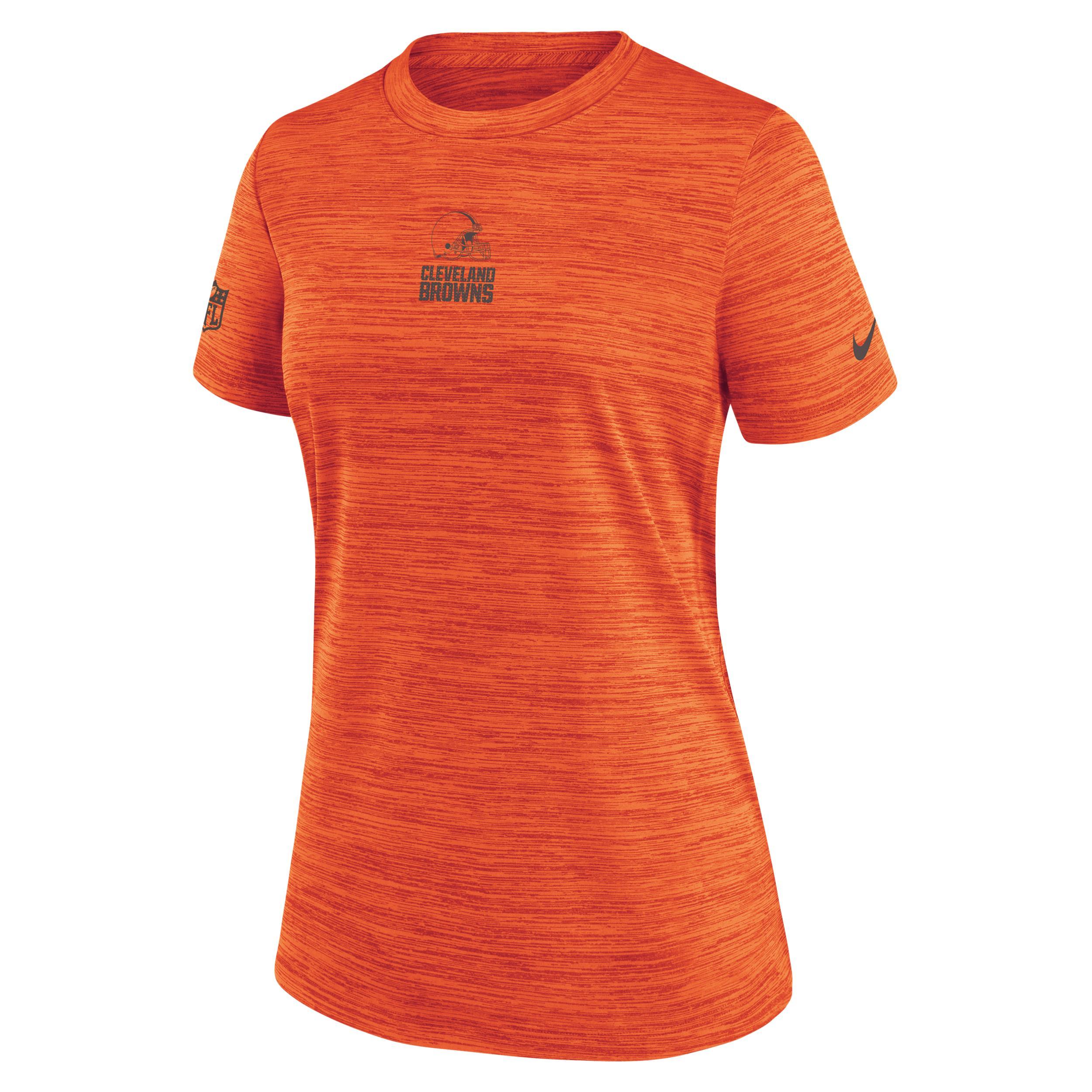 Cleveland Browns Sideline Team Issue Velocity Nike Women's Dri-FIT NFL T-Shirt Product Image