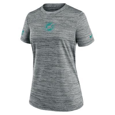 Miami Dolphins Sideline Team Issue Velocity Women's Nike Dri-FIT NFL T-Shirt Product Image