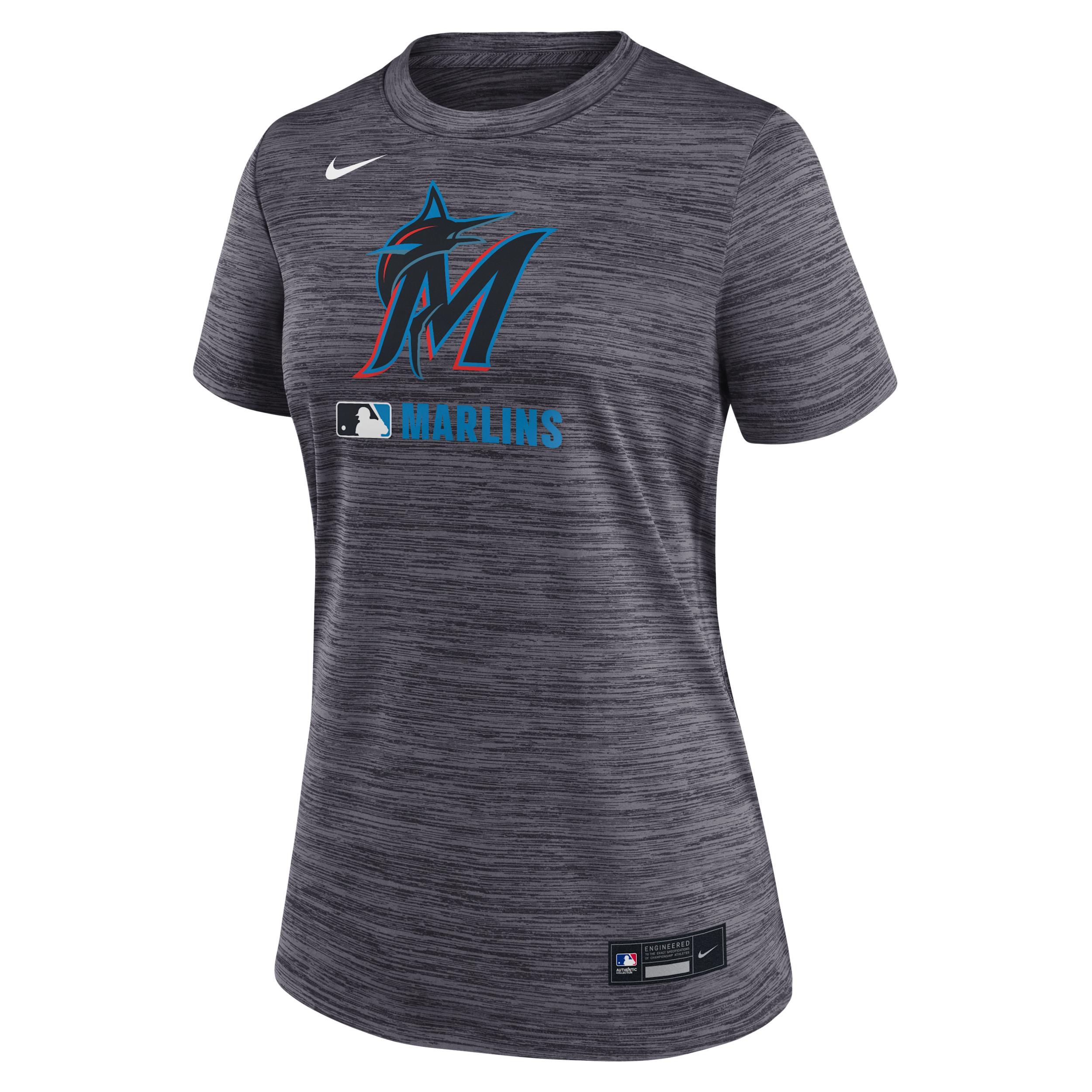 Women's Nike Charcoal Baltimore Orioles Authentic Collection City Connect Velocity Performance T-Shirt, Size: Medium Product Image