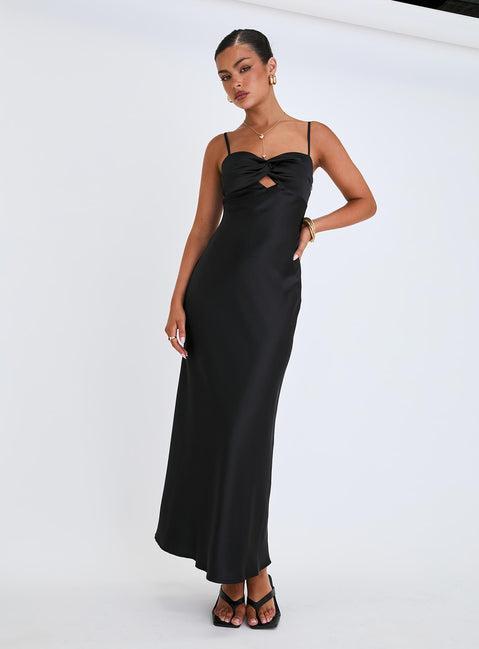 Blackthorn Maxi Dress Black Product Image
