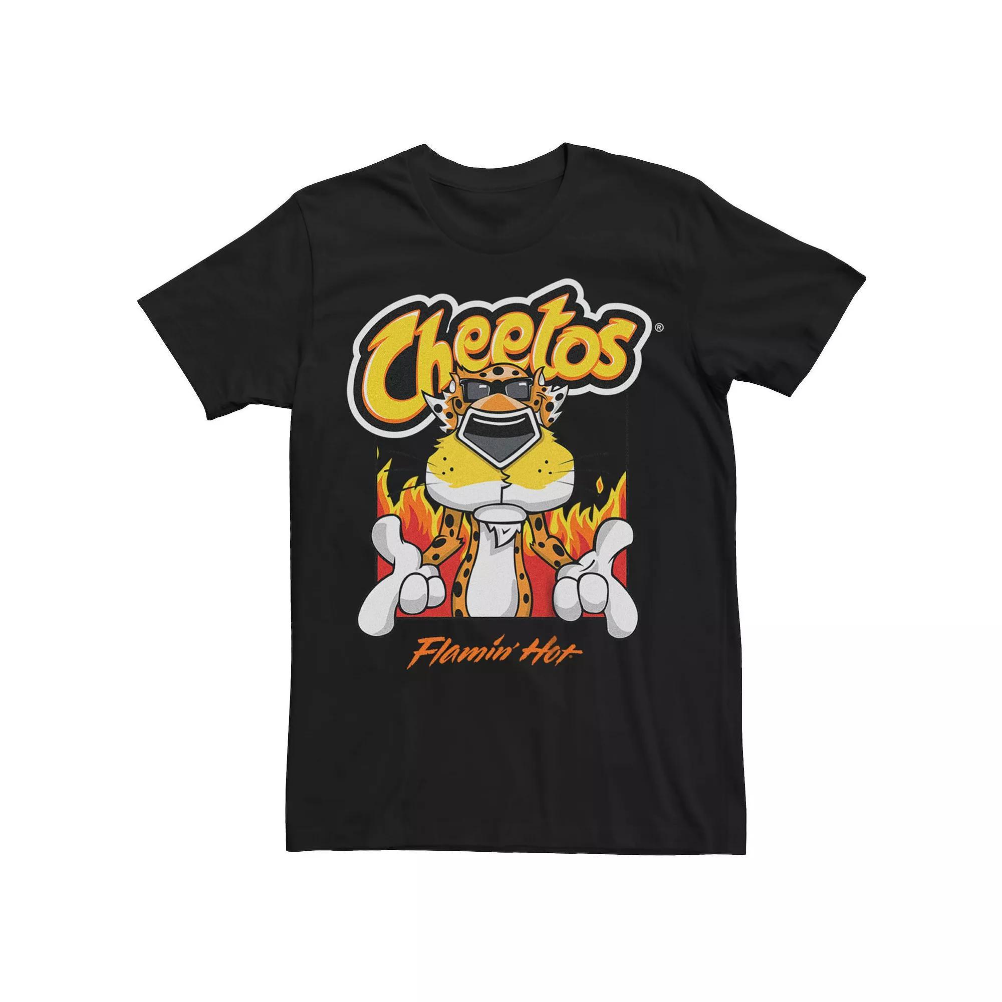 Big & Tall Chester Cheetos Flamin' Hot Graphic Tee, Men's, Size: XL Tall, Black Product Image