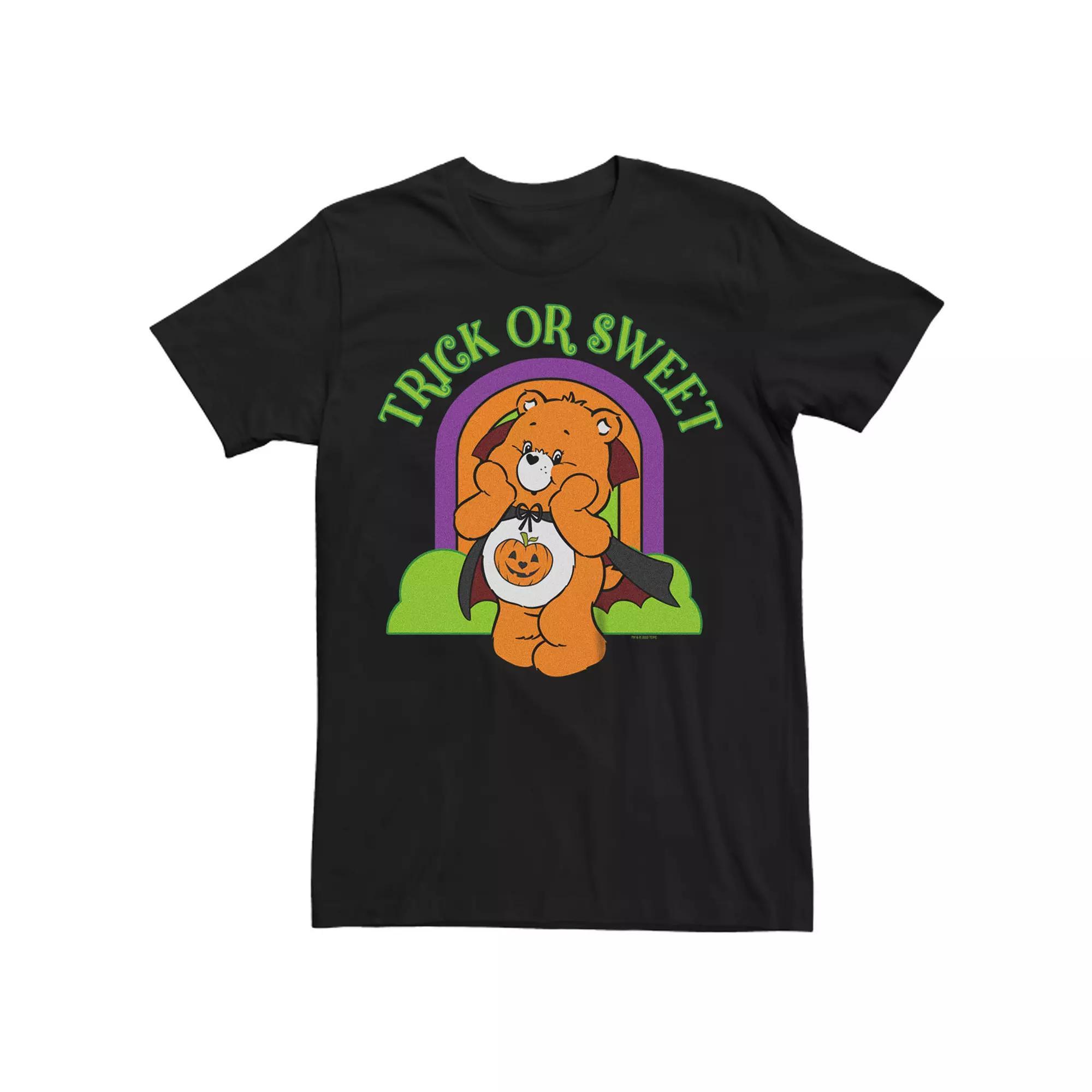 Big & Tall Care Bears Trick Or Sweet Graphic Tee, Men's, Size: 5XL, Black Product Image