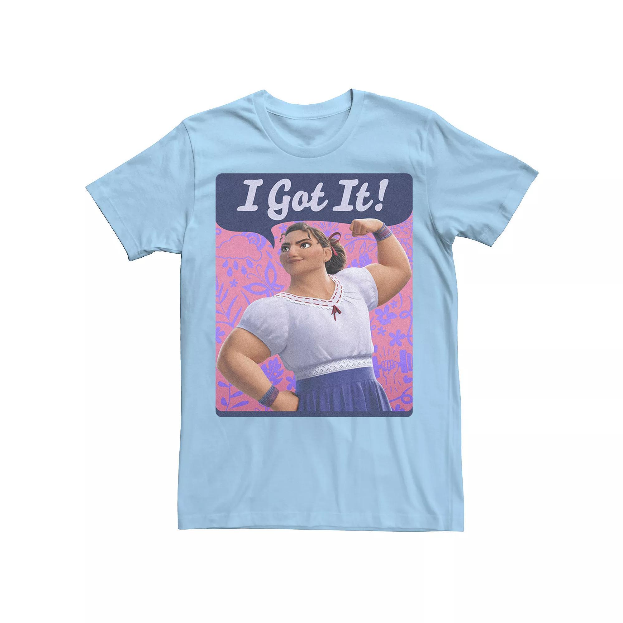 Disney's Encanto Luisa I Got It Flex Pose Men's Tee, Size: Small, Light Blue Product Image