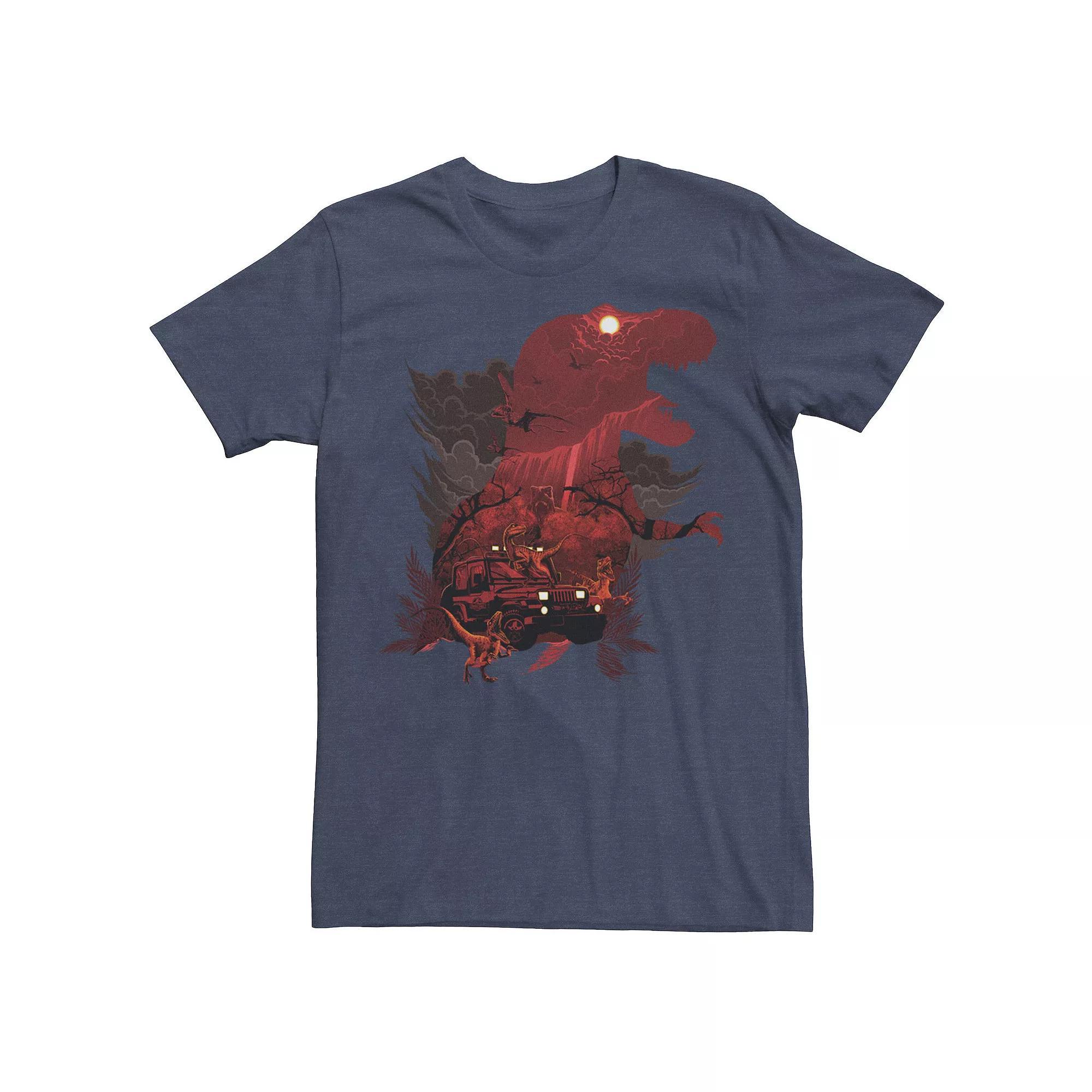 Men's DC Comics Batman Distressed Vintage Text Logo Tee, Size: Small, Navy Grey Product Image