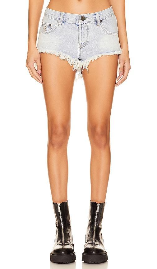 Bonitas Low Waist Denim Short One Teaspoon Product Image