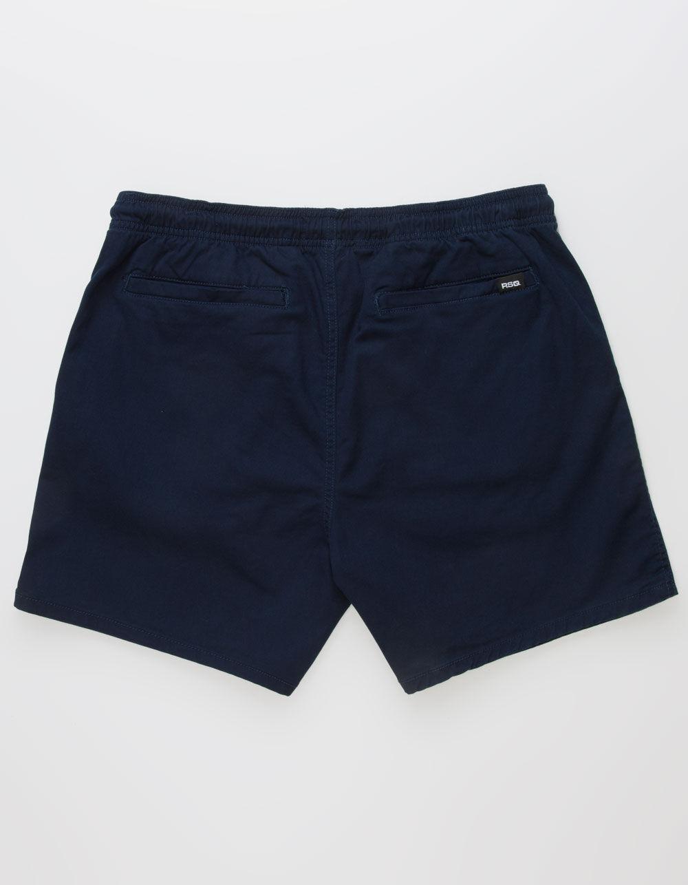 RSQ Mens Twill Pull On Shorts - NAVY Product Image