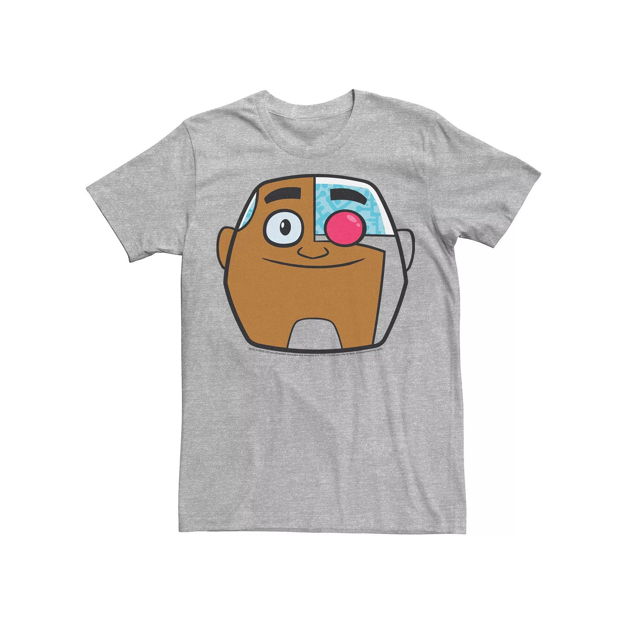 Men's DC Comics Teen Titans Go! Robin Titans Party Tee, Size: XXL, Athletic Grey Product Image