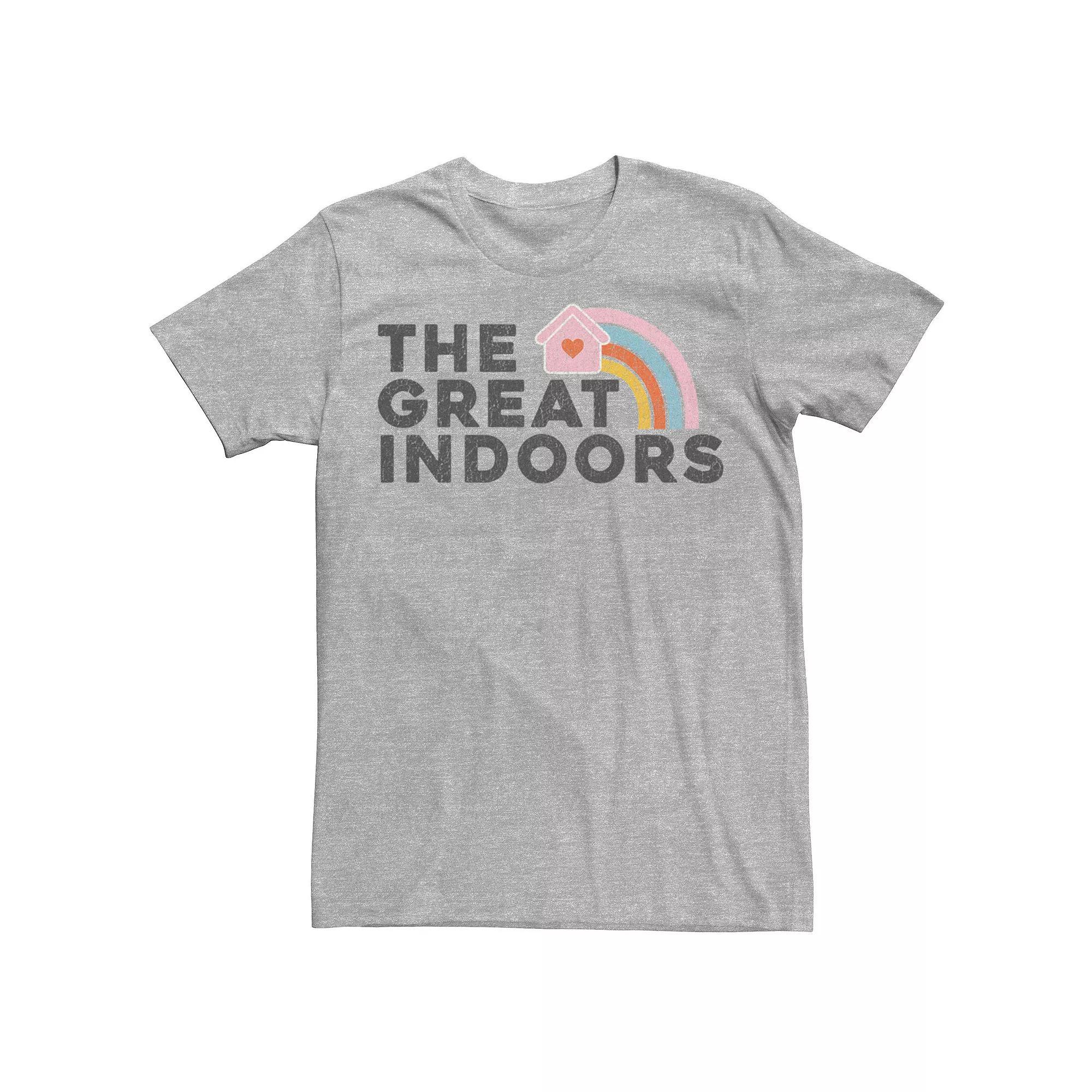 Men's The Great Indoors Rainbow House Tee, Boy's, Size: Small, Athletic Grey Product Image