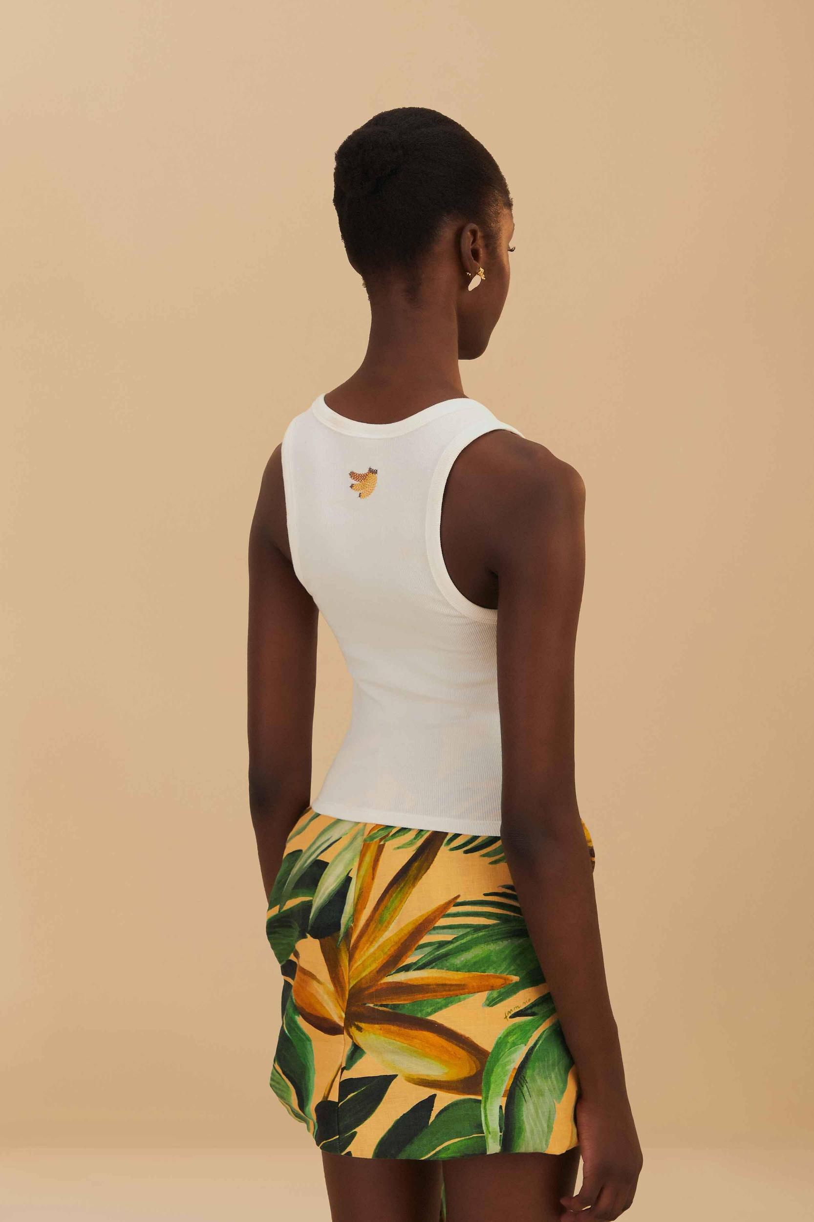 Yellow Bananart Side Bow Mini Skirt, BANANART YELLOW / S Product Image