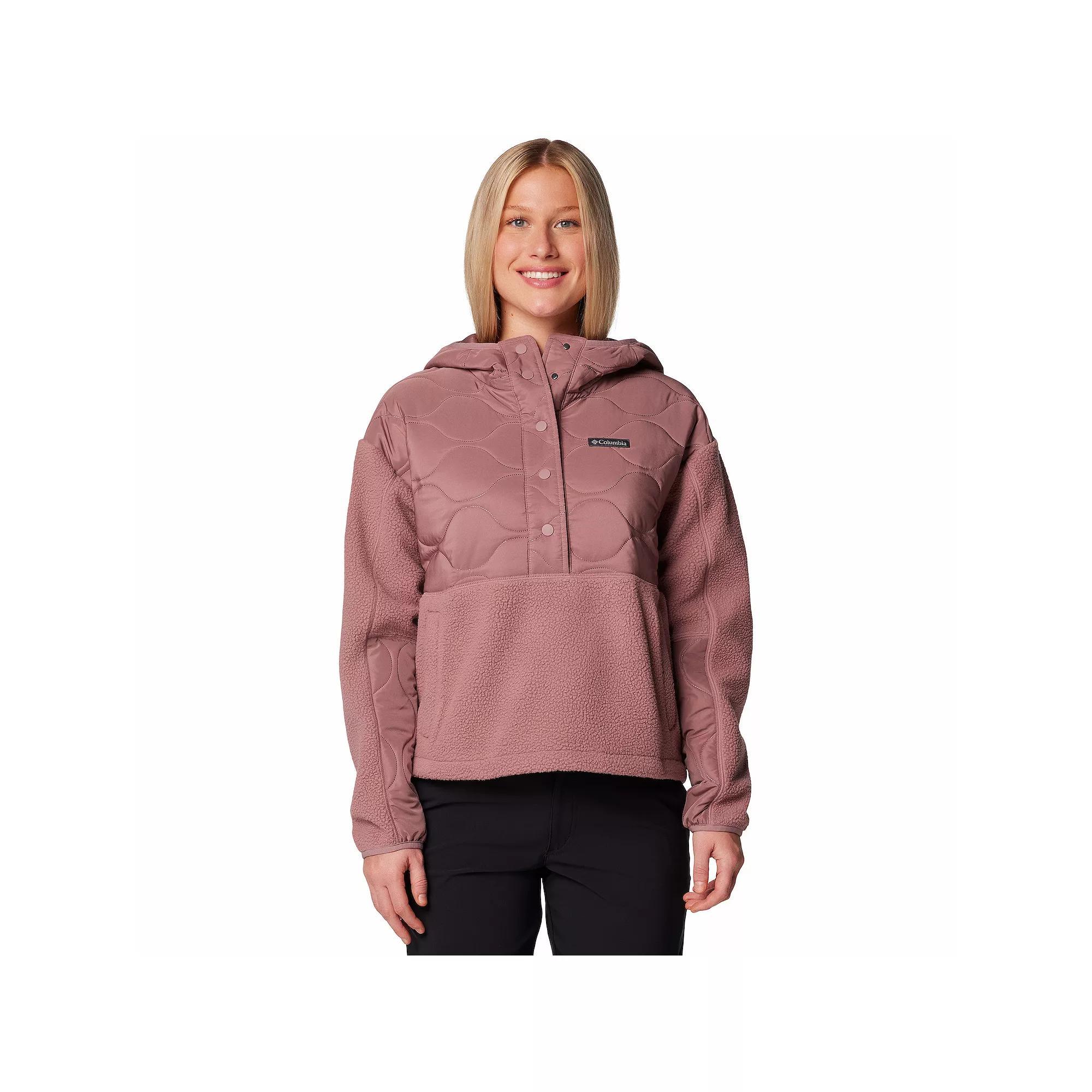 Womens Columbia Cloud Point Hooded Fleece Pullover Jacket Product Image