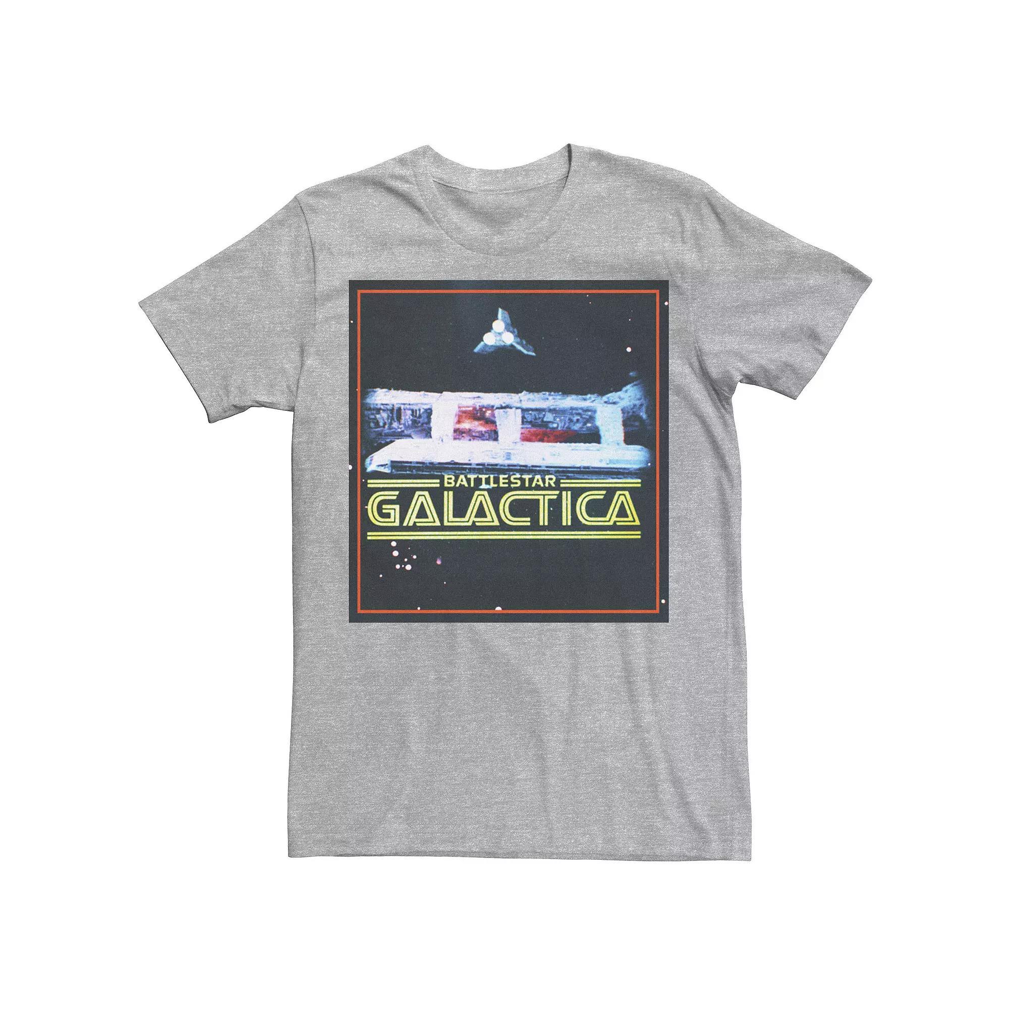 Men's Battlestar Galactica Classic Poster Tee, Size: 3XL, Athletic Grey Product Image