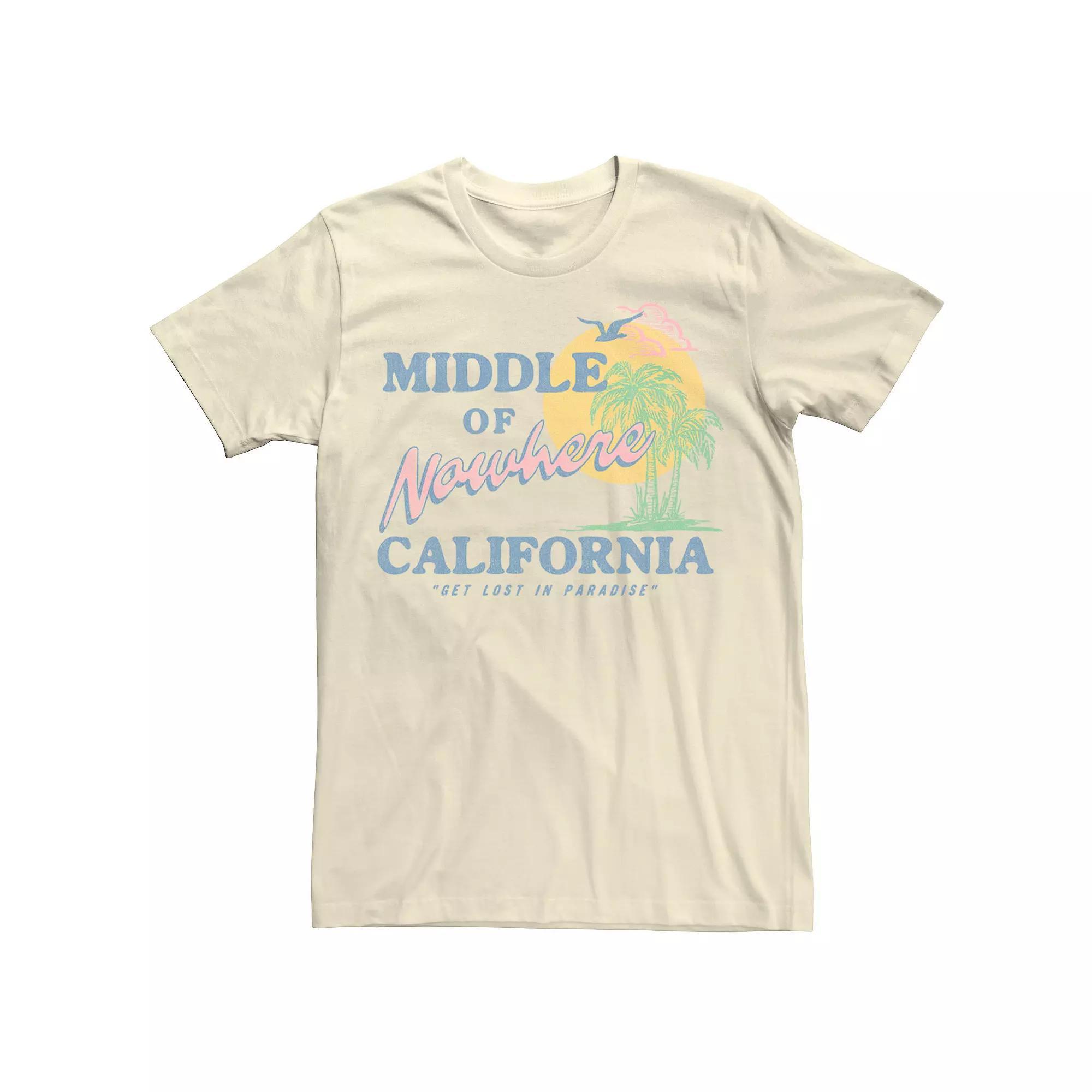 Men's Fifth Sun Middle Of Nowhere Destination Tee, Size: Medium, Natural Product Image
