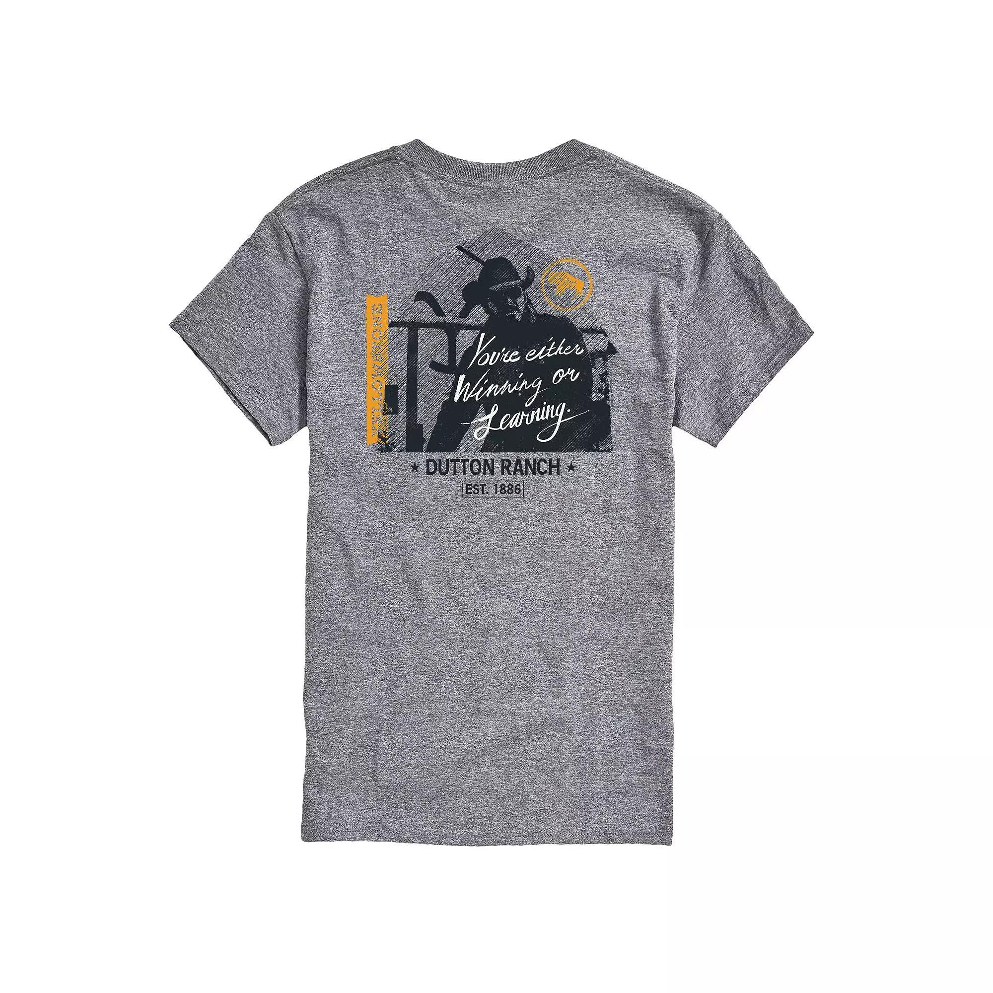 Big & Tall Yellowstone Winning or Learning Graphic Tee, Mens Product Image