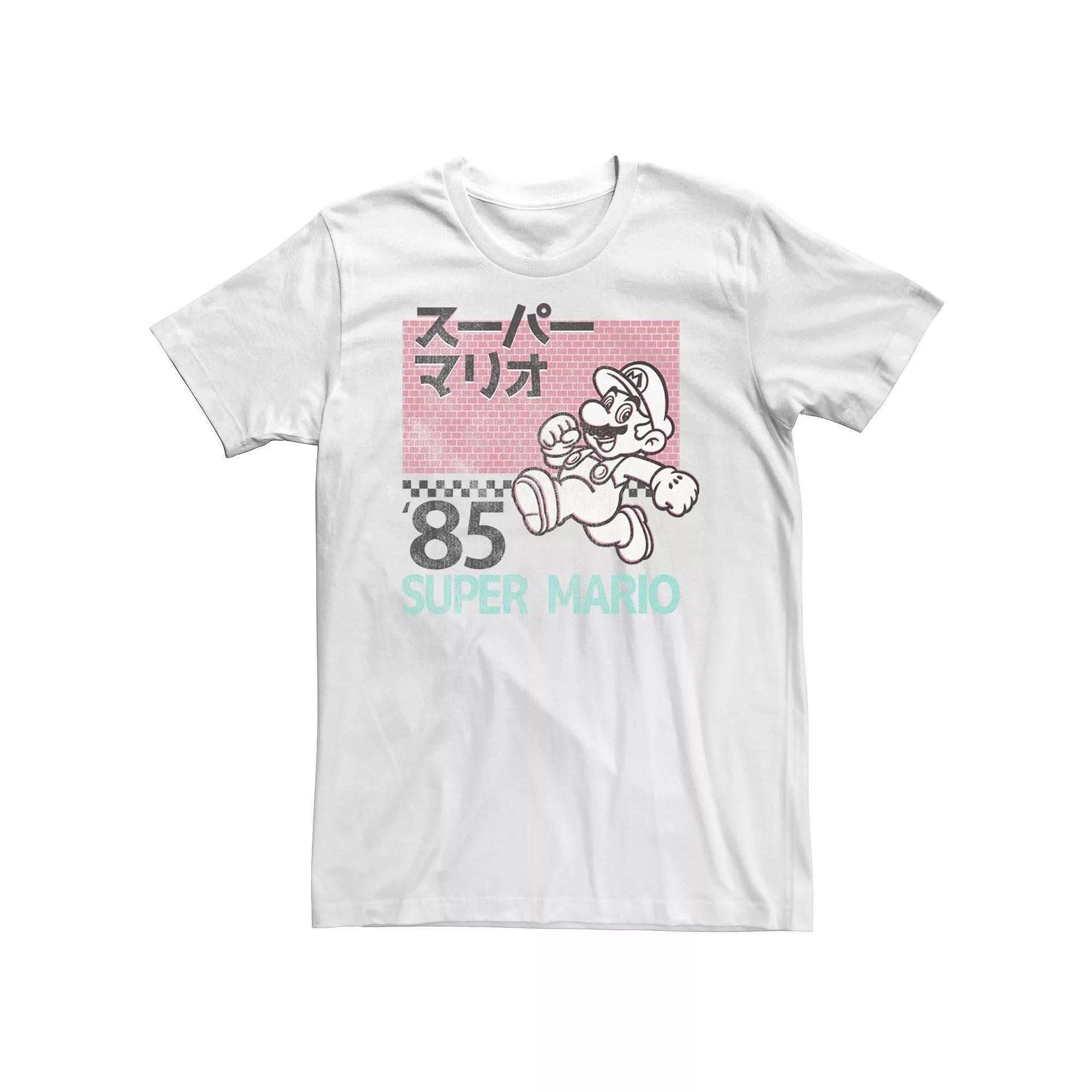 Mens Super Mario Bros. 85 Kanji Portrait Tee Product Image