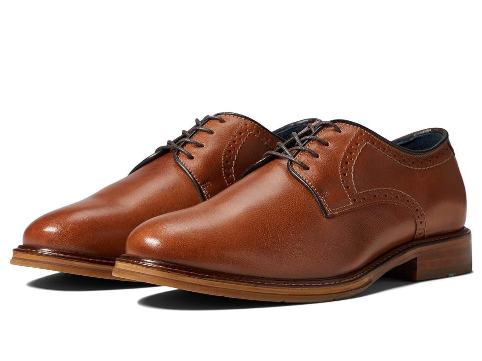Johnston  Murphy Mens XC Flex Raleigh Leather Plain Toe Brogue Detail Oxfords Product Image
