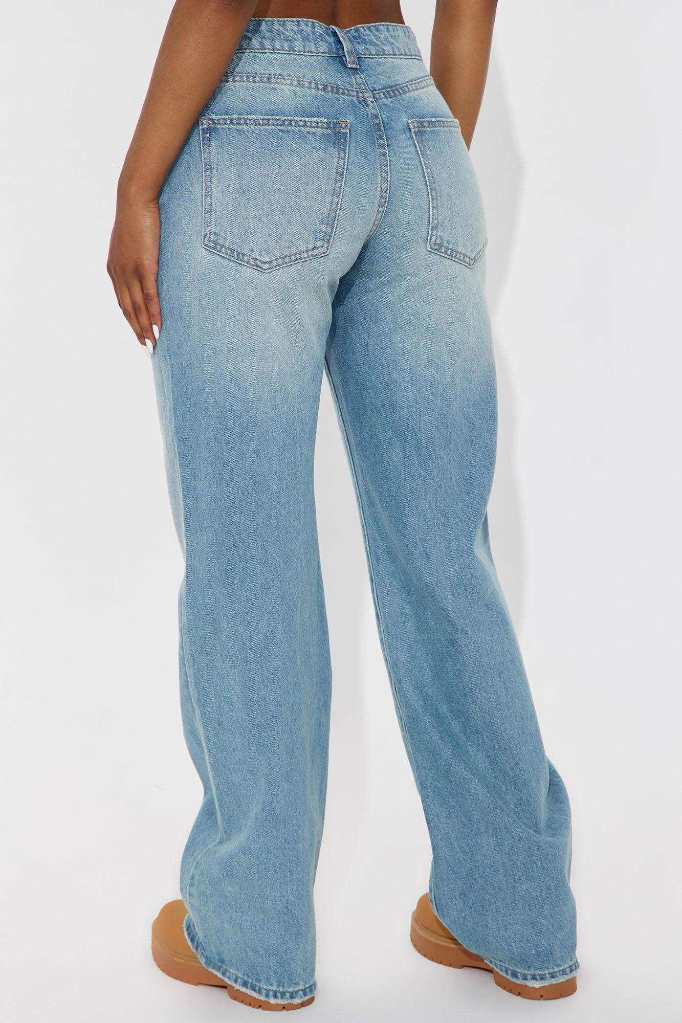 Minimal Muse Straight Leg Jeans - Light Wash Product Image
