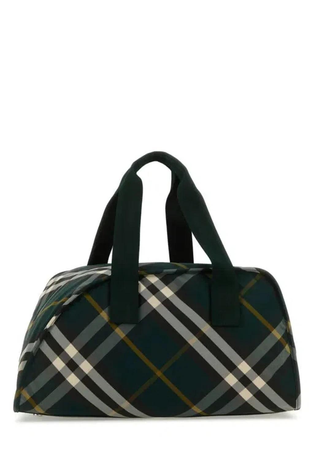 BURBERRY Printed Nylon Shield Travel Bag Product Image