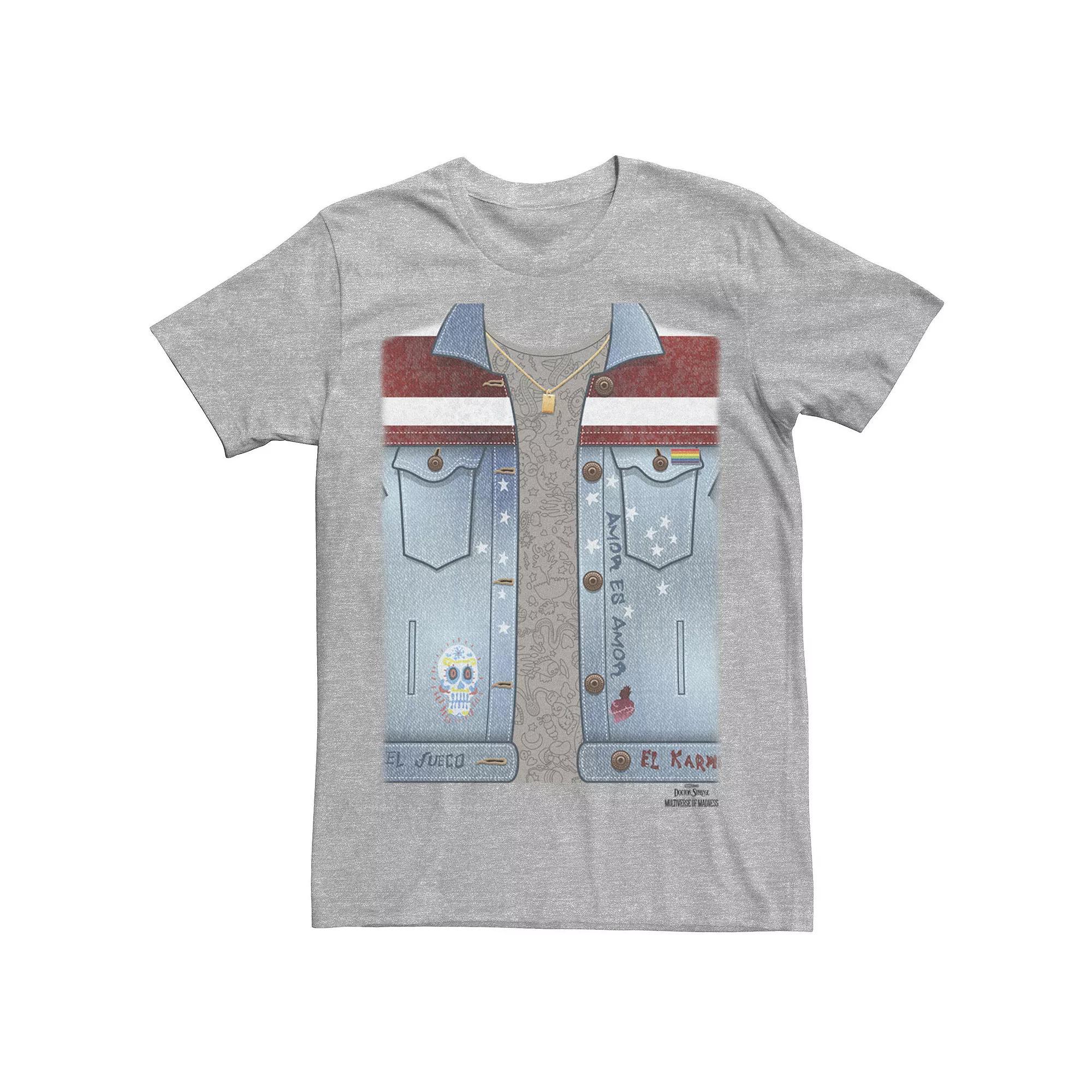 Men's Marvel Doctor Strange Movie 2 America Chavez Costume Tee, Size: XXL, Athletic Grey Product Image