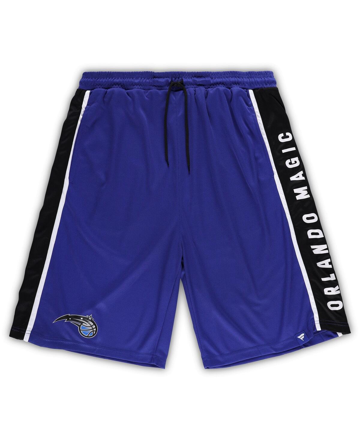 Men's Fanatics Branded Blue Orlando Magic Big & Tall Referee Iconic Mesh Shorts, Size: 3XB, Mag Black Product Image