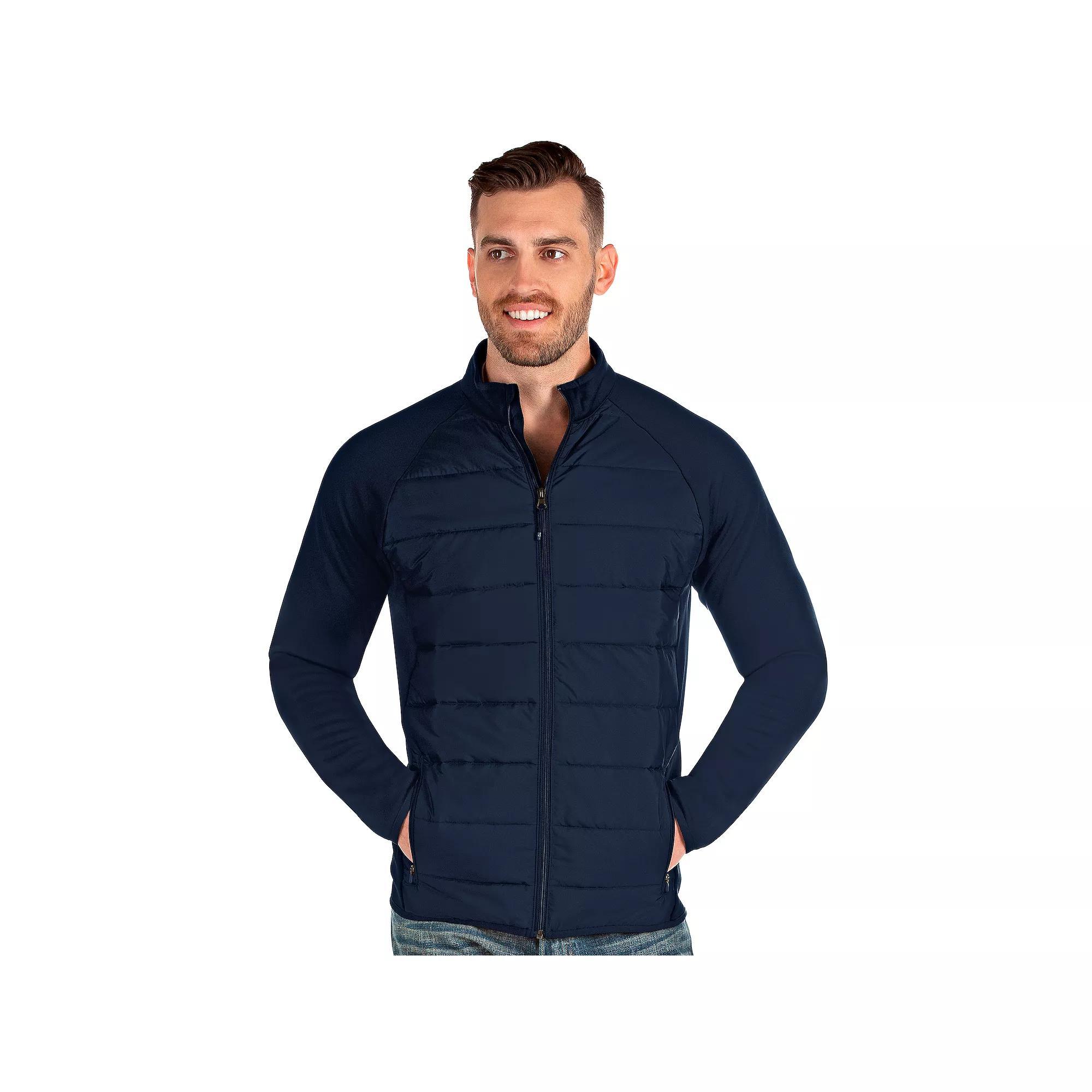 Men's Antigua Altitude Full-Zip Jacket, Size: XXL, Blue Product Image